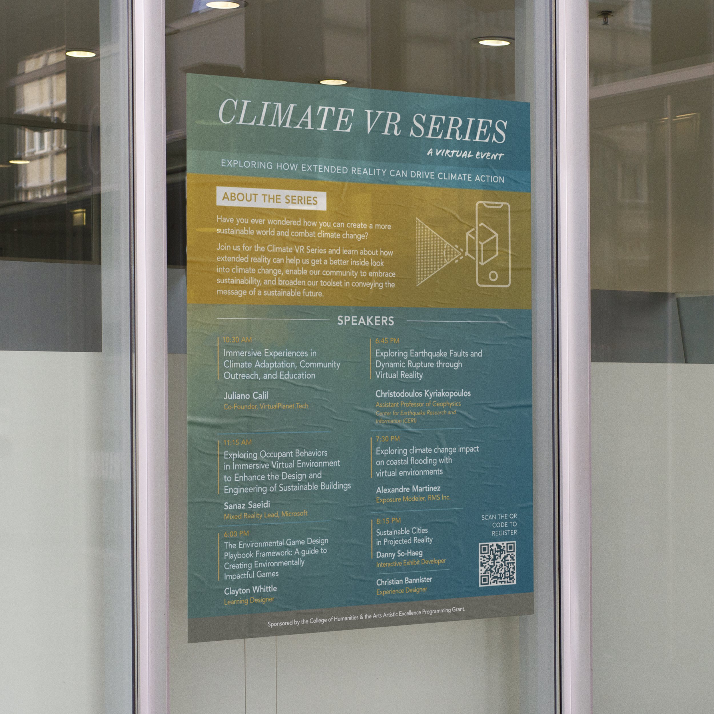 Climate VR Series poster mockup