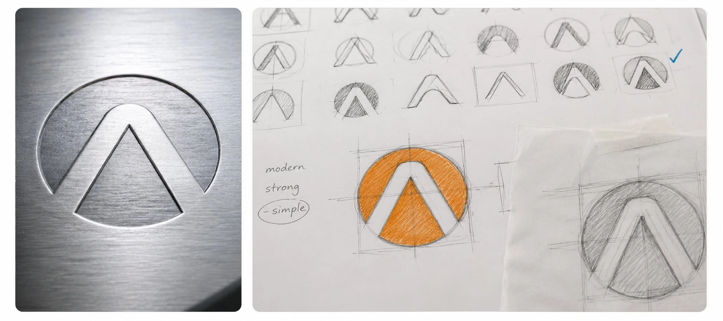 Axomind brand mark exploration