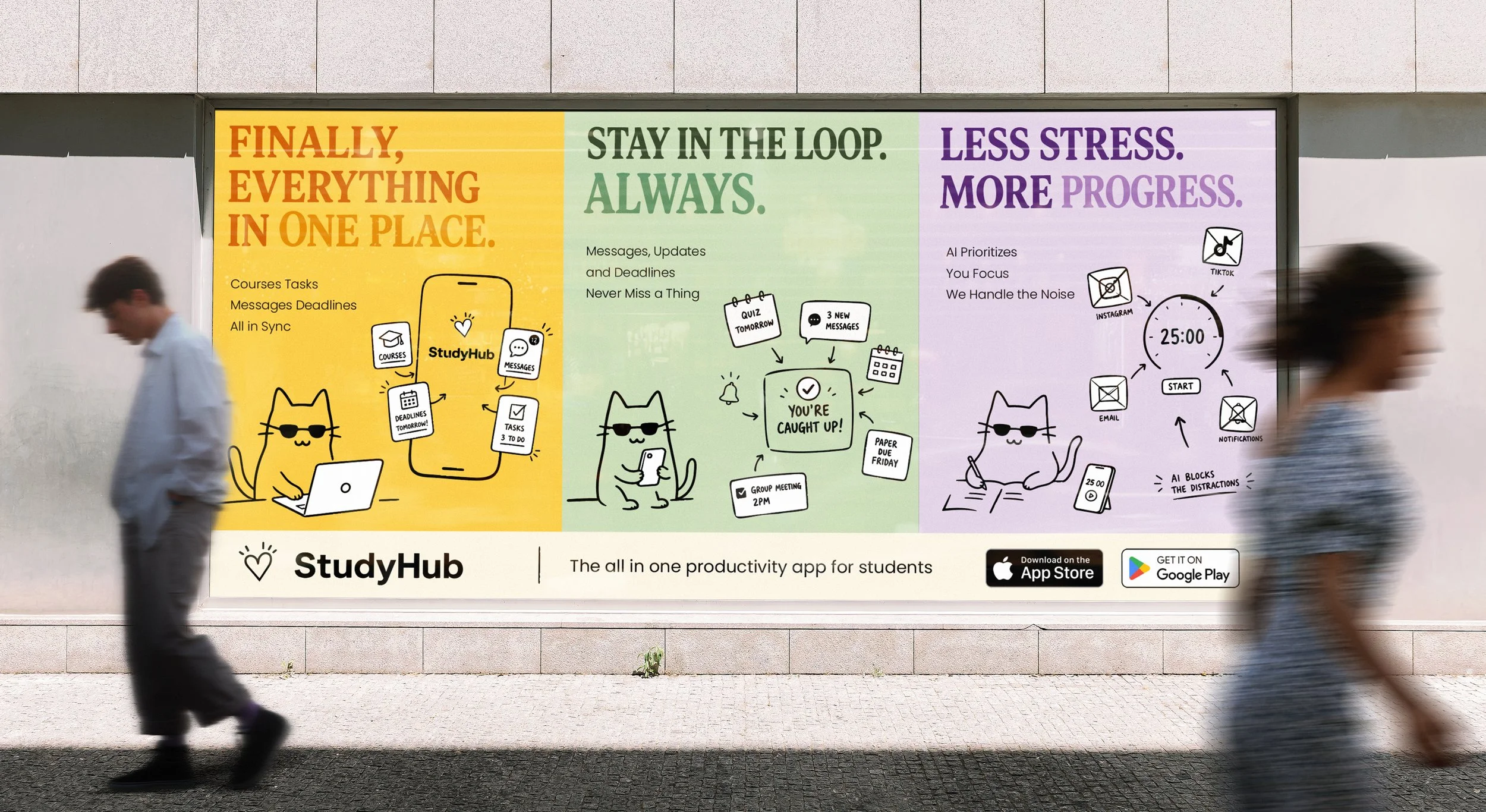 StudyHub street banner