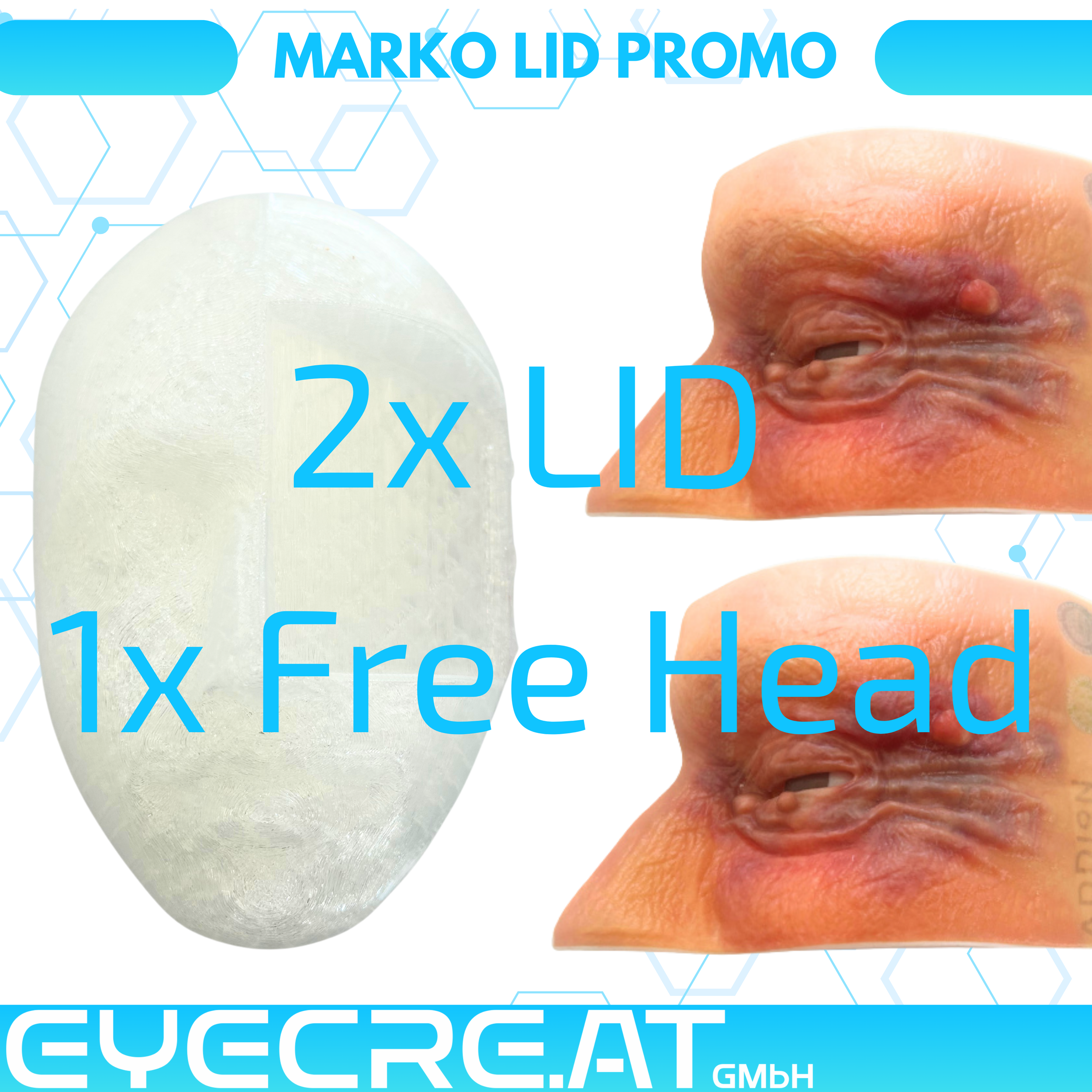 2x LID + 1x Free Head 4 LID