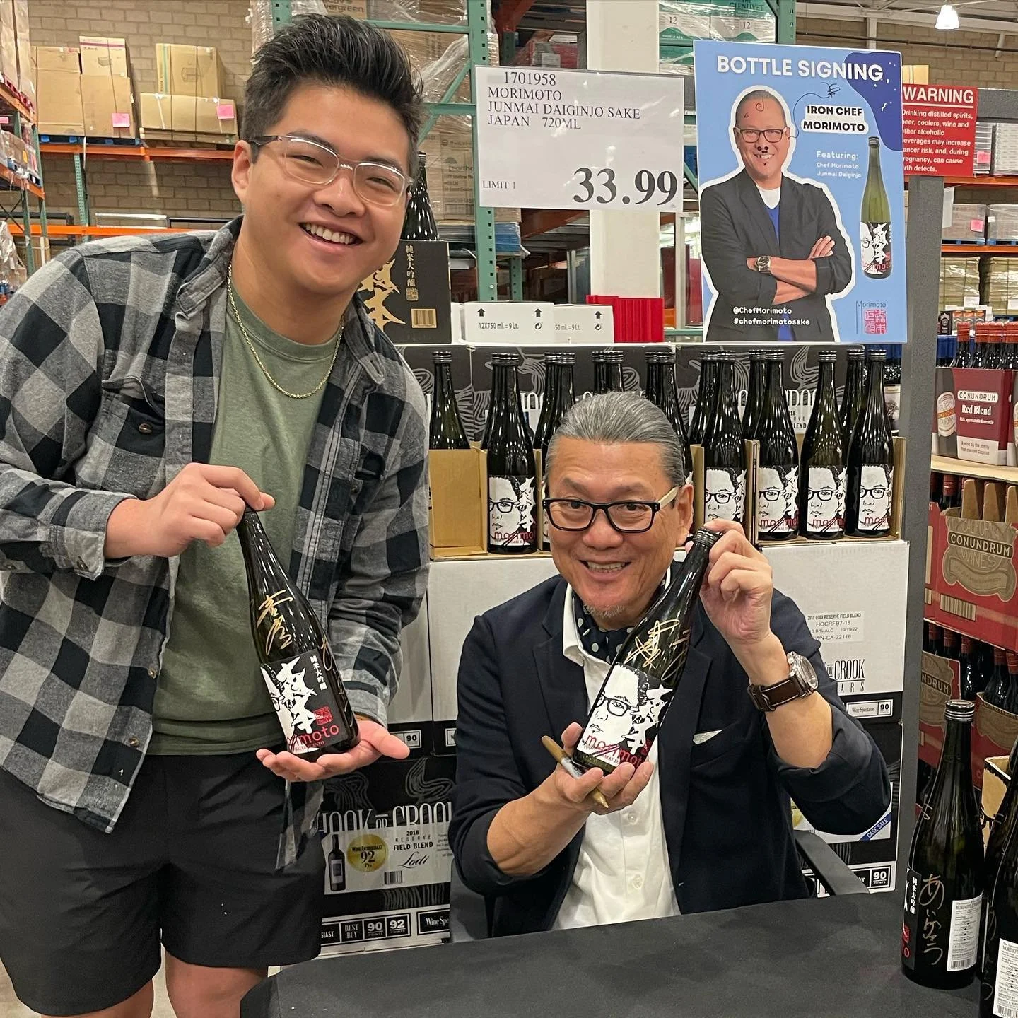 I don&rsquo;t even like sake but met a legend today!