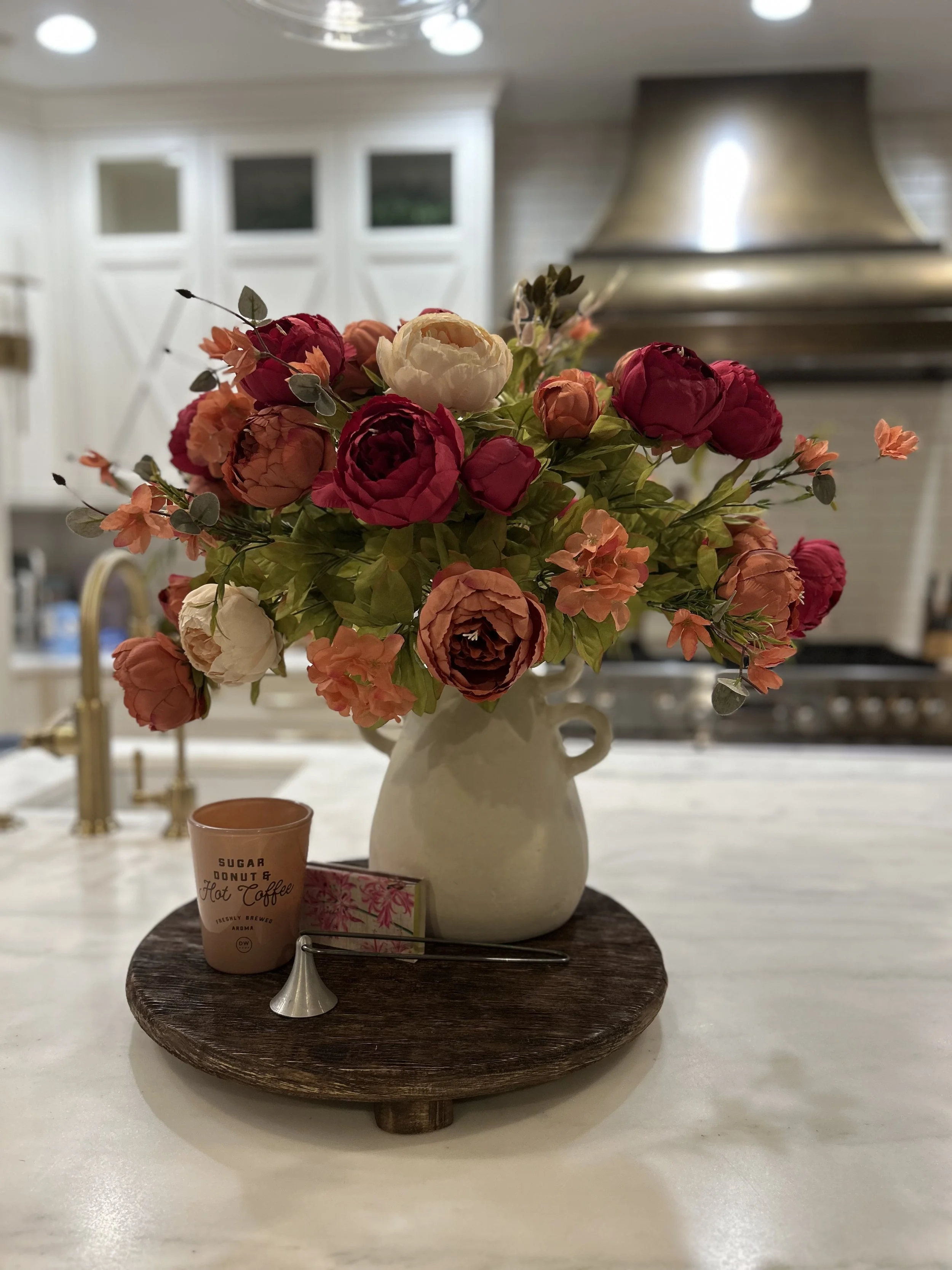 Faux Blooms: Pink Peonies