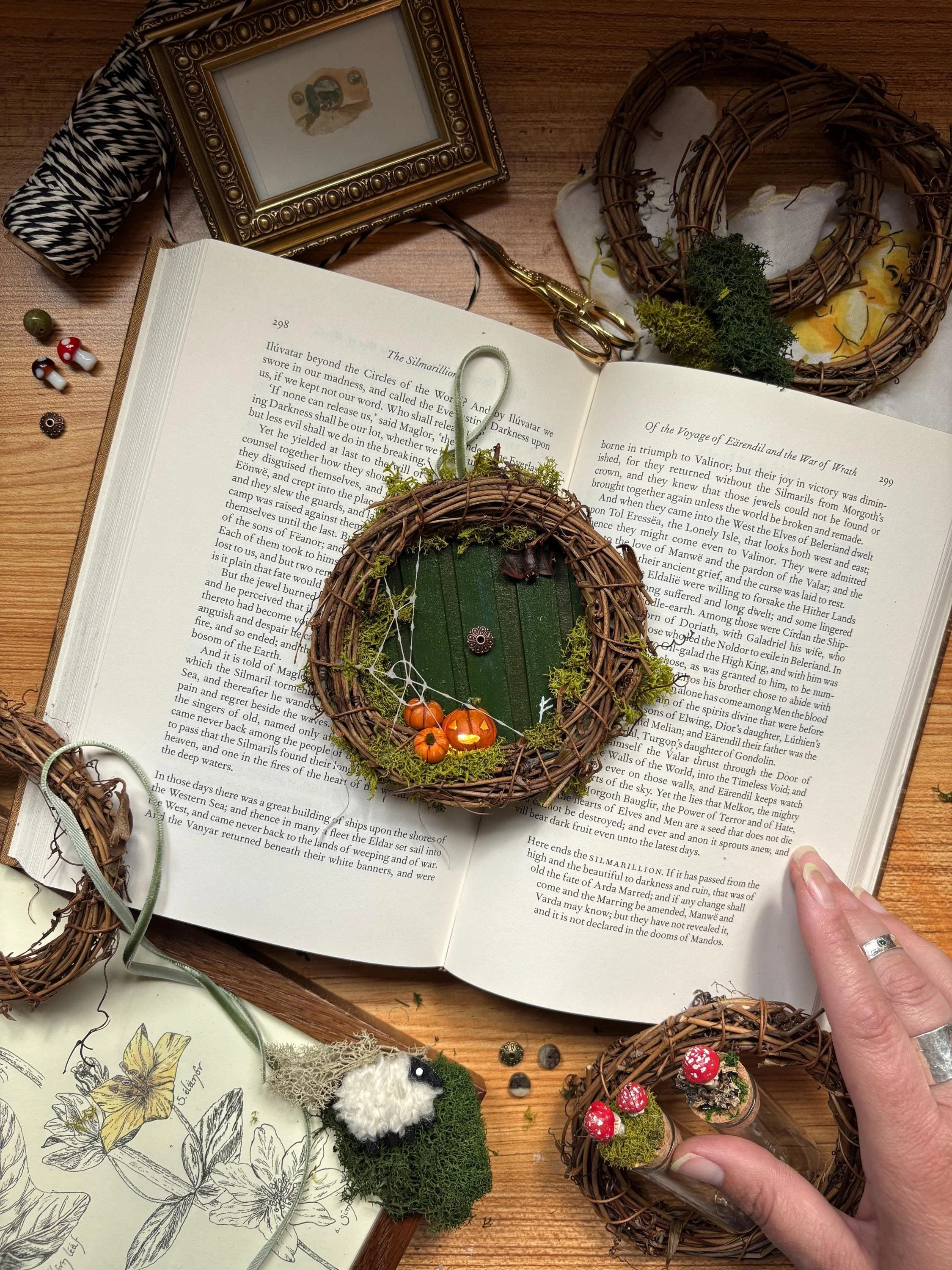 Hobbit Door Ornament - A Hobbit Halloween