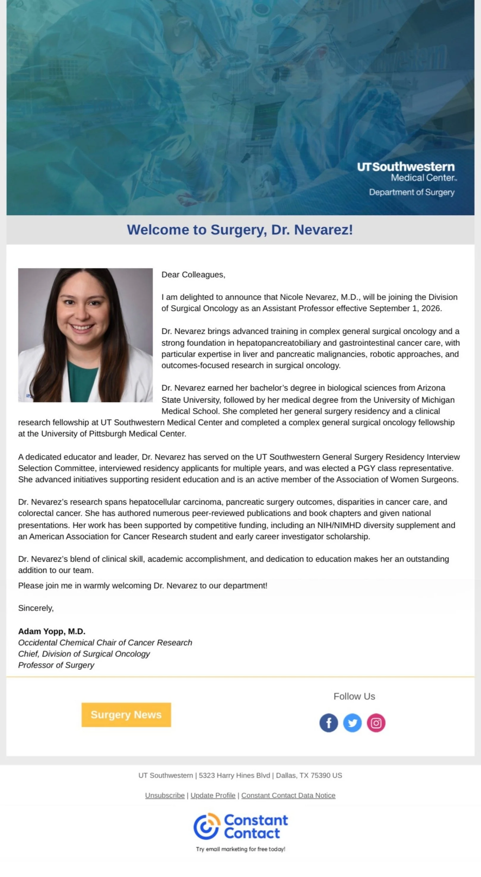 Dr. Nevarez welcome email.jpg