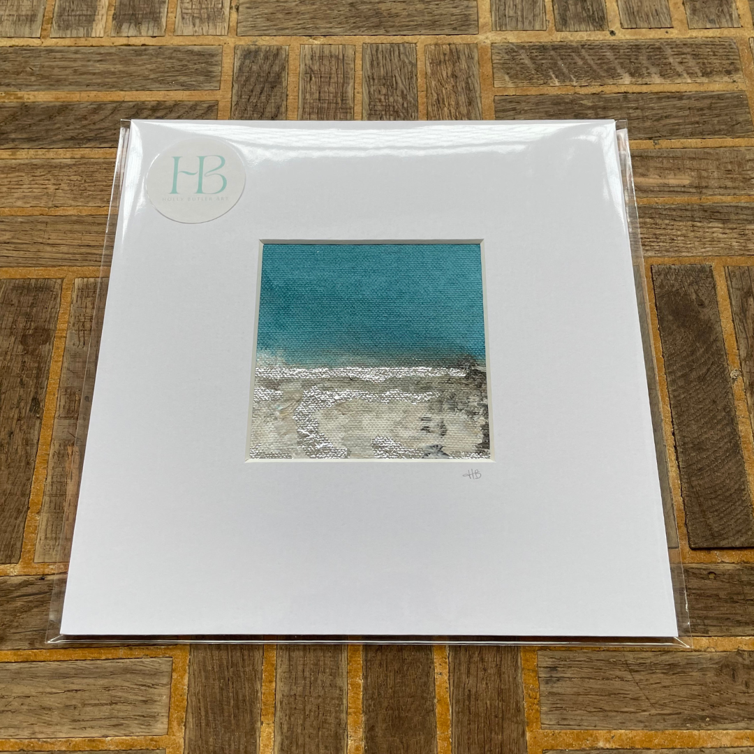 Mini Mounted Original #11 | Silver Foiled Painting.png