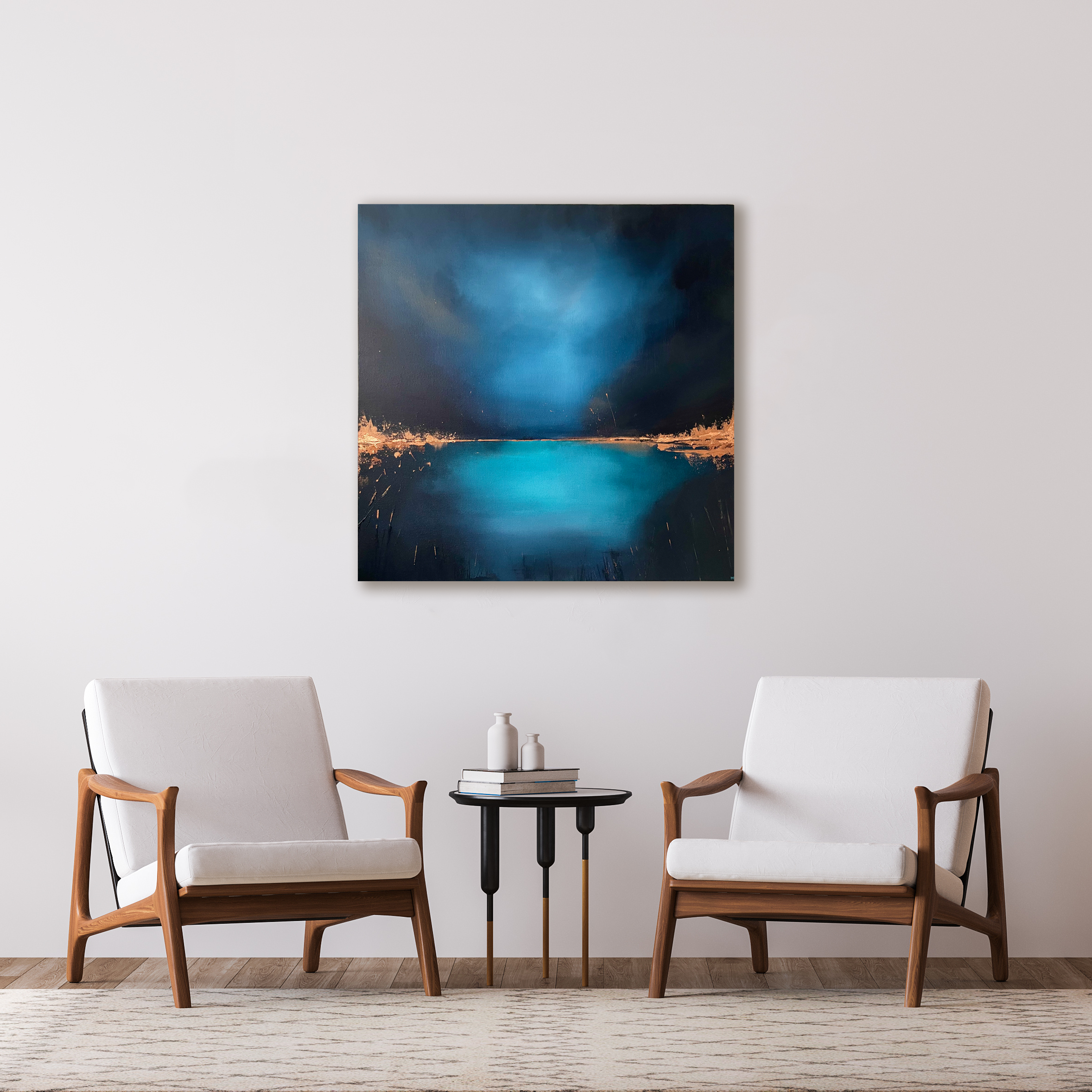 Midnight Moon | Abstract Painting | Holly Butler Art.png