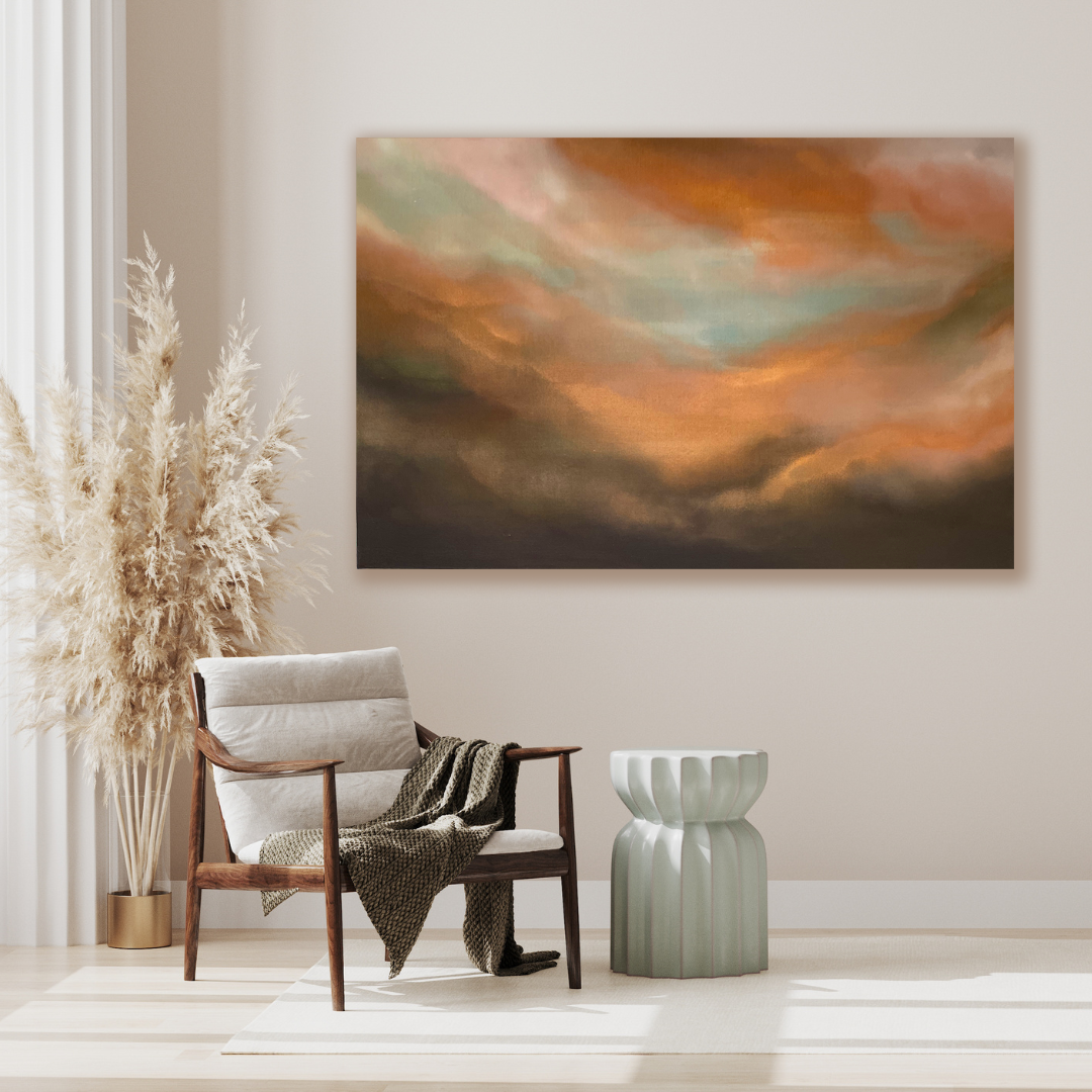 At sunset | Abstract Painting | Holly Butler Art.png