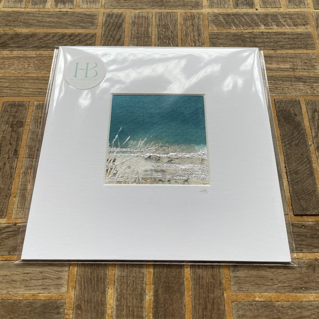 Mini Mounted Original #12 | Silver Foiled Painting.png