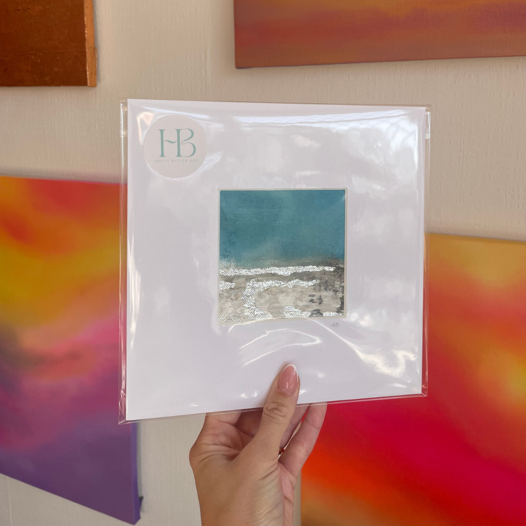 Coastal Blue Mini Mounted Original Painting #11.png