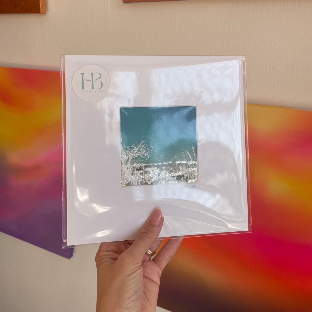 Coastal Blue Mini Mounted Original Painting #04.png