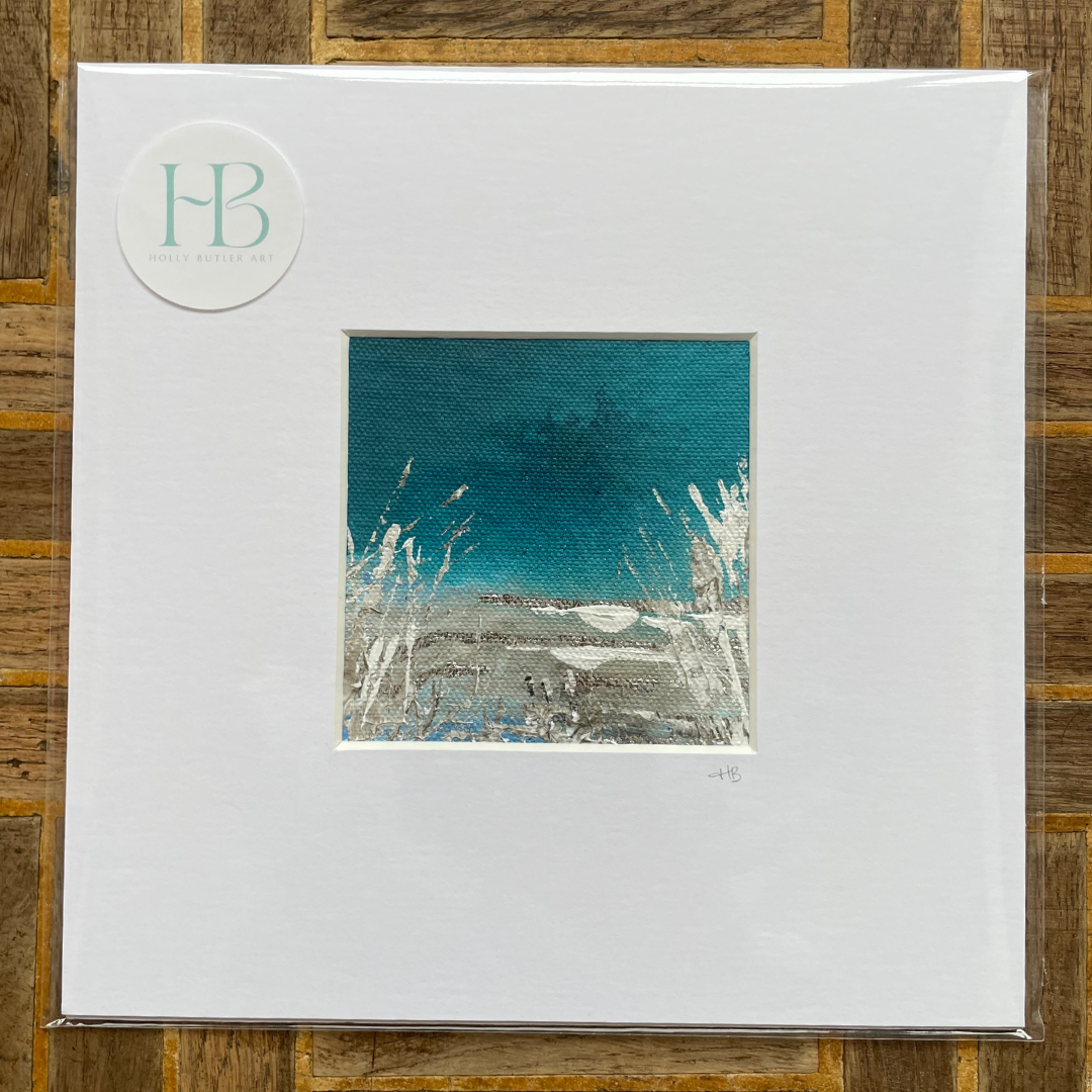 Mini Mounted Original #03 | Silver Foiled Painting.png