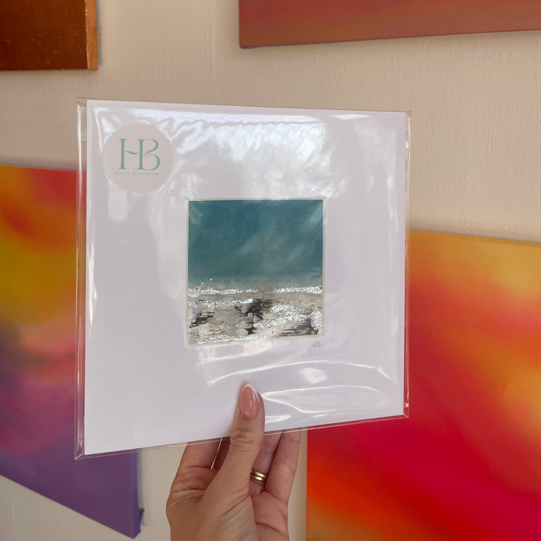 Coastal Blue Mini Mounted Original Painting #09.png