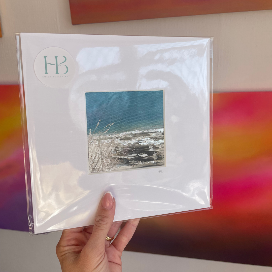 Coastal Blue Mini Mounted Original Painting #07.png