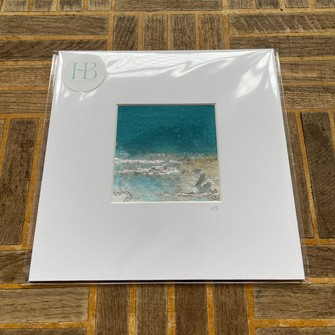 Mini Mounted Original #05 | Silver Foiled Painting.png