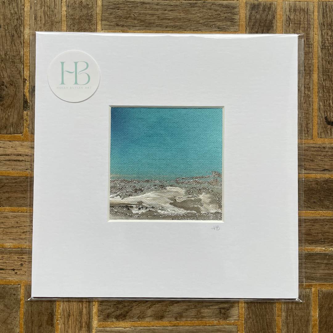 Mini Mounted Original #02 | Silver Foiled Painting.png