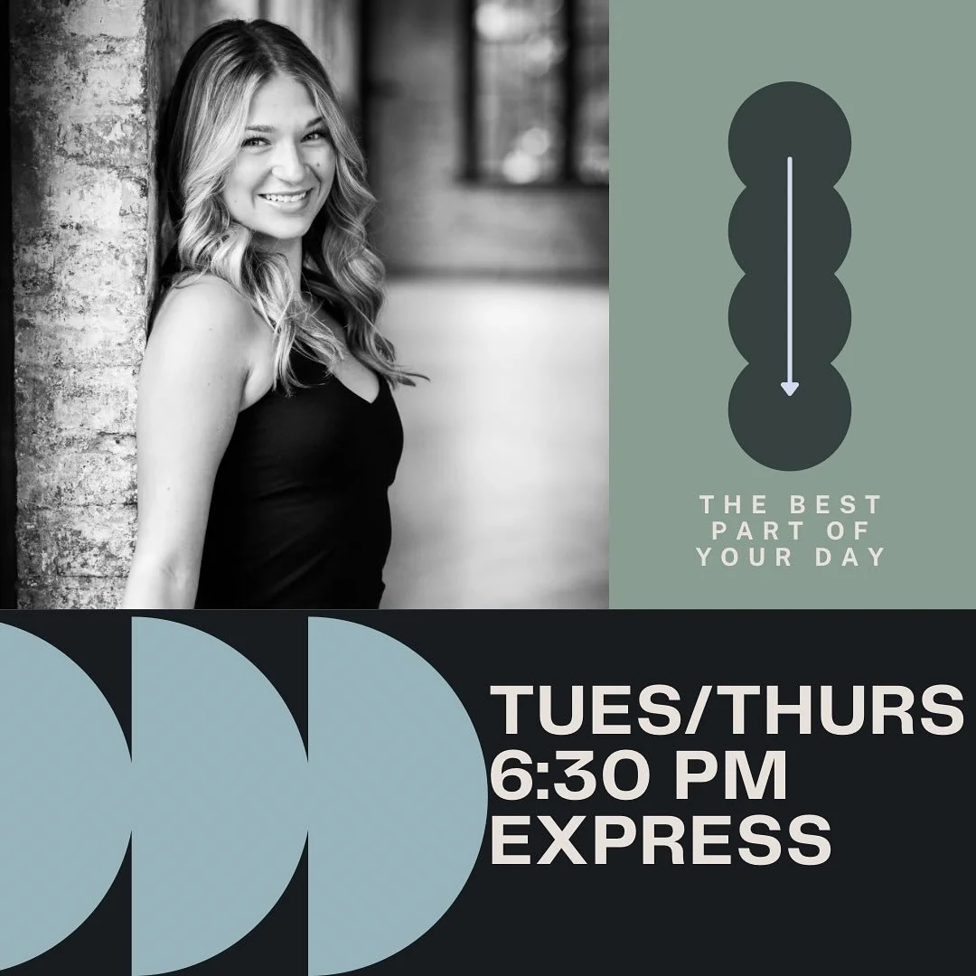 Rise and sine Exhale! Taking this Sunday morning to highlight another class time that we are crushing on 🤩. This is the latest class time we offer, so help us keep it on the schedule and make sure to sign up! 

When ⏰: Tues (and currently Thursday a