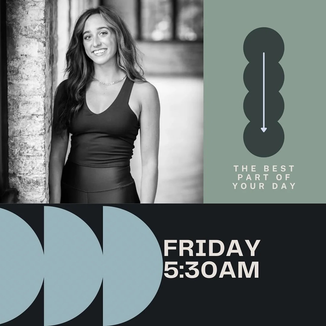 Happy rainy Monday!
As you map out your class schedule for the week, we wanted to highlight one of our recent faves!
When ⏰: Friday 5:30AM
Where🏬: Carolina Park
Who’s teaching: @_rachelholshouser
Why we love it ⭐️: This is the earliest cl