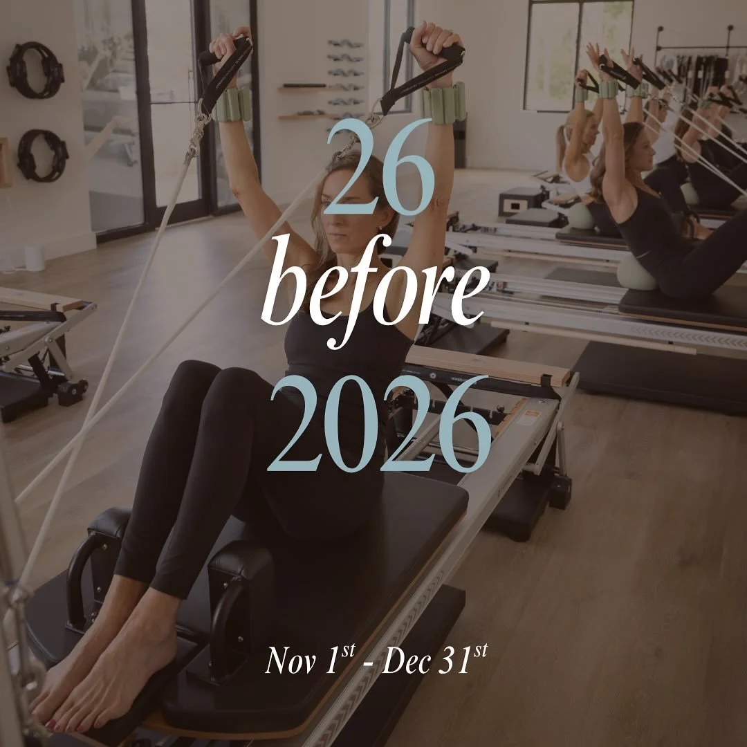 Happy Friday and Happy 👻 Halloween, Exhale!
Who is ready for our 26 before 2026 challenge?! 🙋🏼‍♀️ Enjoy some candy tonight, otherwise let’s not wait until the New Year. Spots fill up quicker, waitlists get longer- you name it! Beat the
