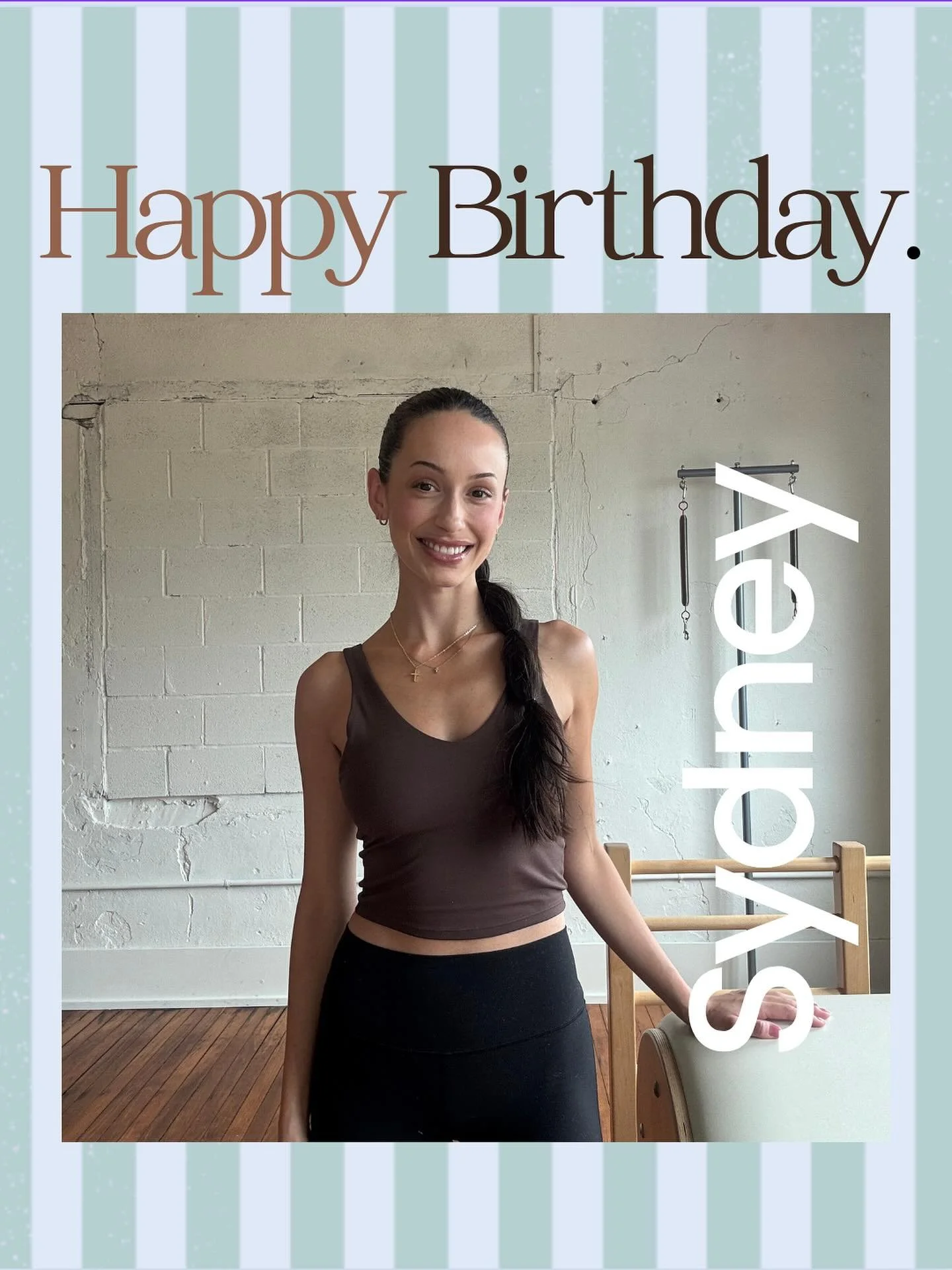 Happiest of birthdays @sydneywo! 

Sydney is that teammate that even on her birthday volunteers to sub class - she&rsquo;s one of a kind! Wishing her the best day and year ahead. We 🩵💚 you! 

#birthdaygirl #pilatesbirthday