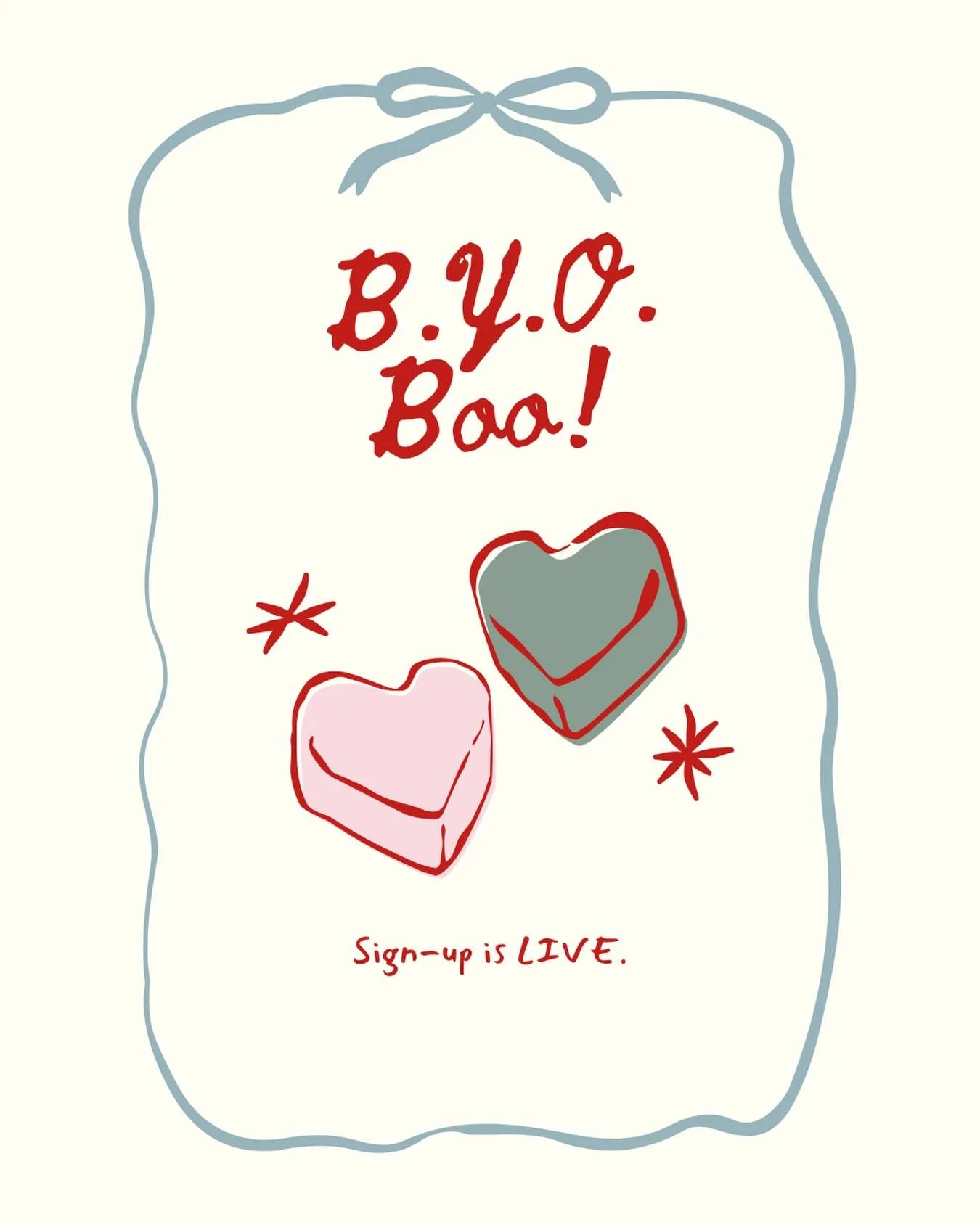 Annnnd sign-up is live! 

3 chances to B.Y.O. BOO this year 🩷💚.

2/1- 5:00PM Carolina Park
2/6- 12:00PM Carolina Park
2/22- 4:00PM Oyster Park

* $40 per couple - 1 sign-up registers you + boo thang
* No active credit needed to register - a separat