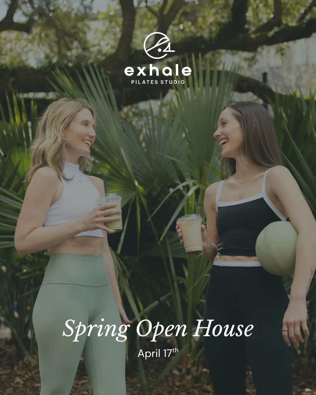 Join us for a Spring Open House at our Carolina Park studio 🌿

A full day of movement, community, and a few extras we're excited about:

🤍 @splits59 - Buy 1, Get 2 Free
🤍 Exhale tees - $10
🤍 @bittychipcookies samples + individual treats to purcha