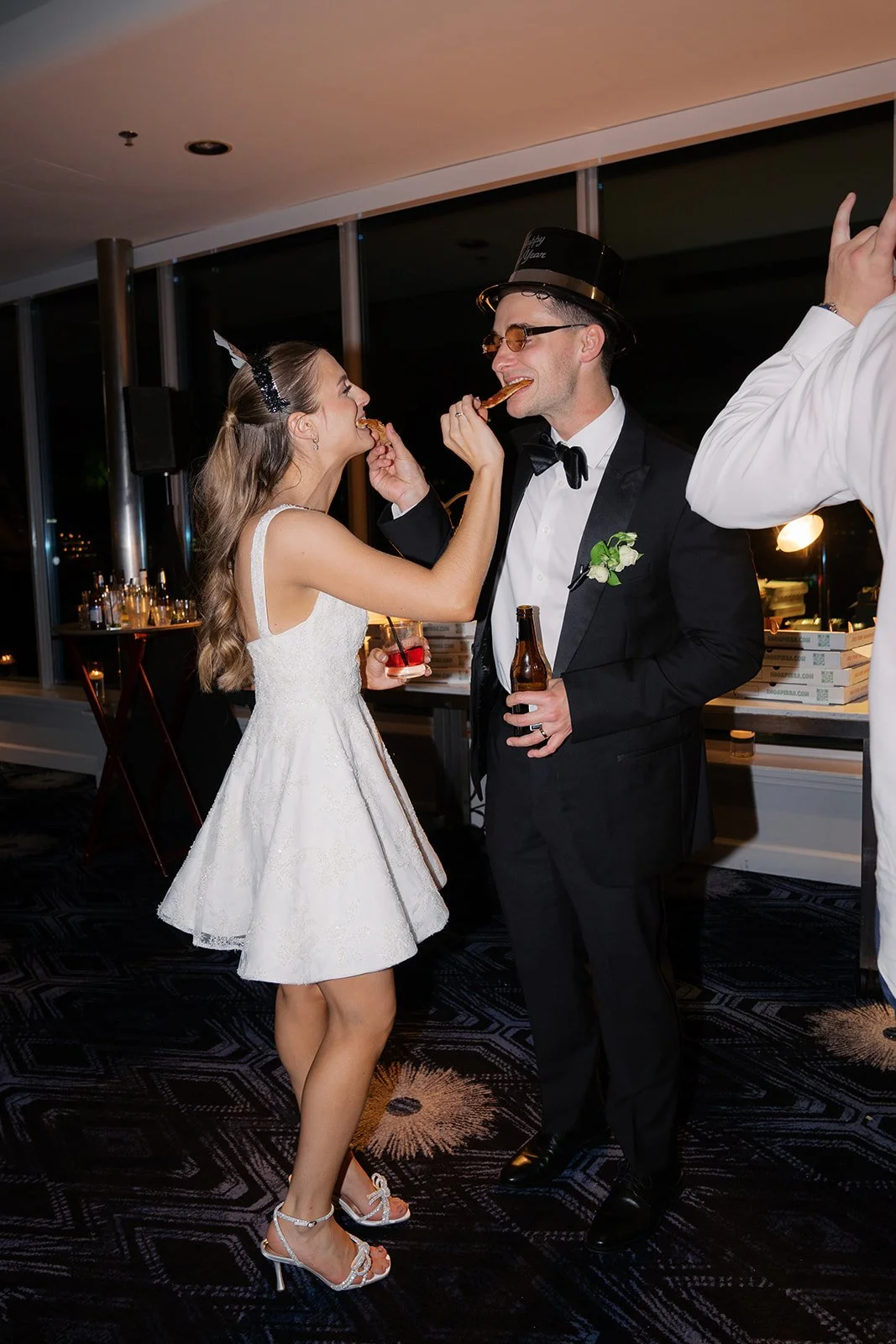 Midnight munchies, but make it romantic. Because every great party ends with pizza.