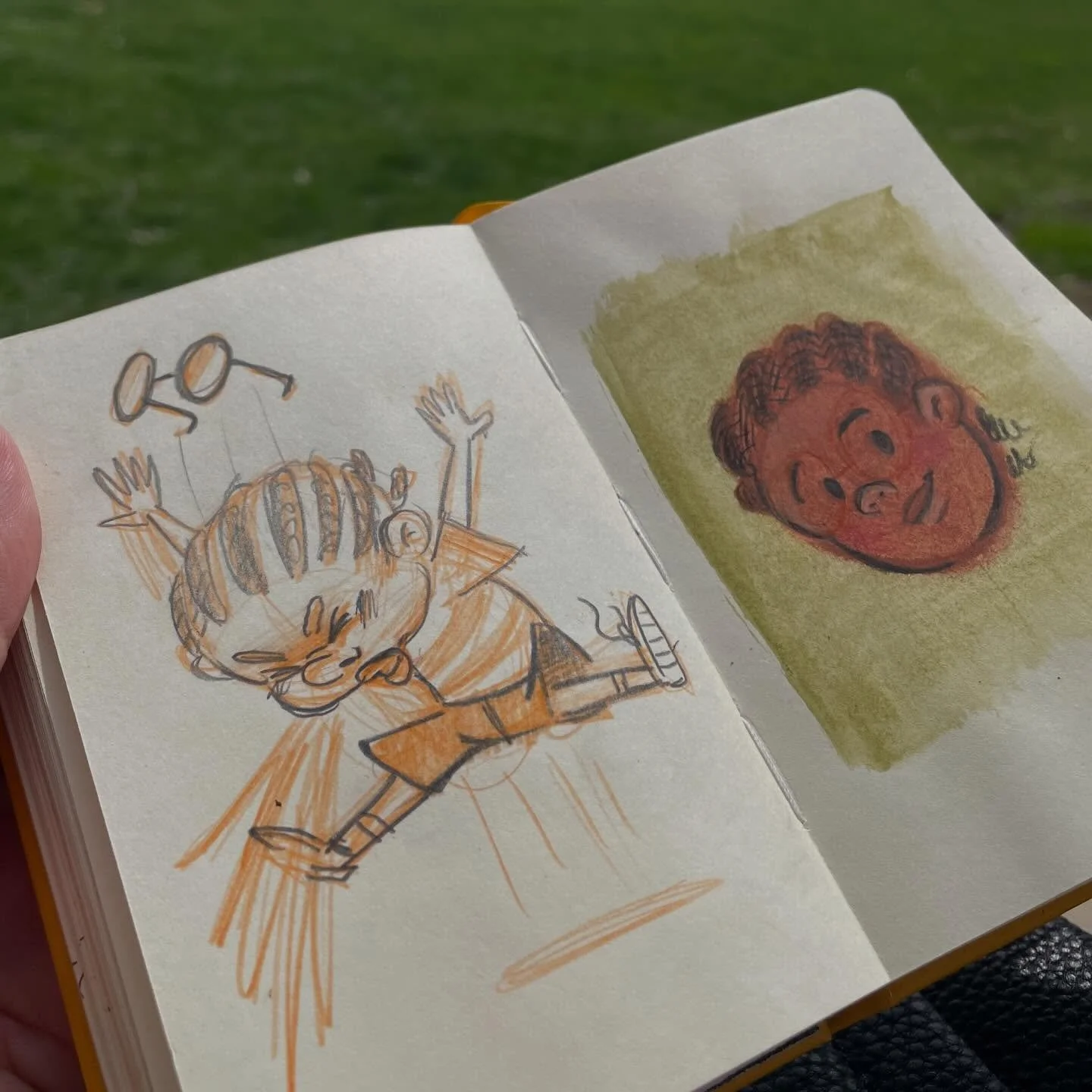 Easy Saturday drawing under the much missed sun light!&hellip; perhaps foreshadowing an alergy season?

#kidlitillustration