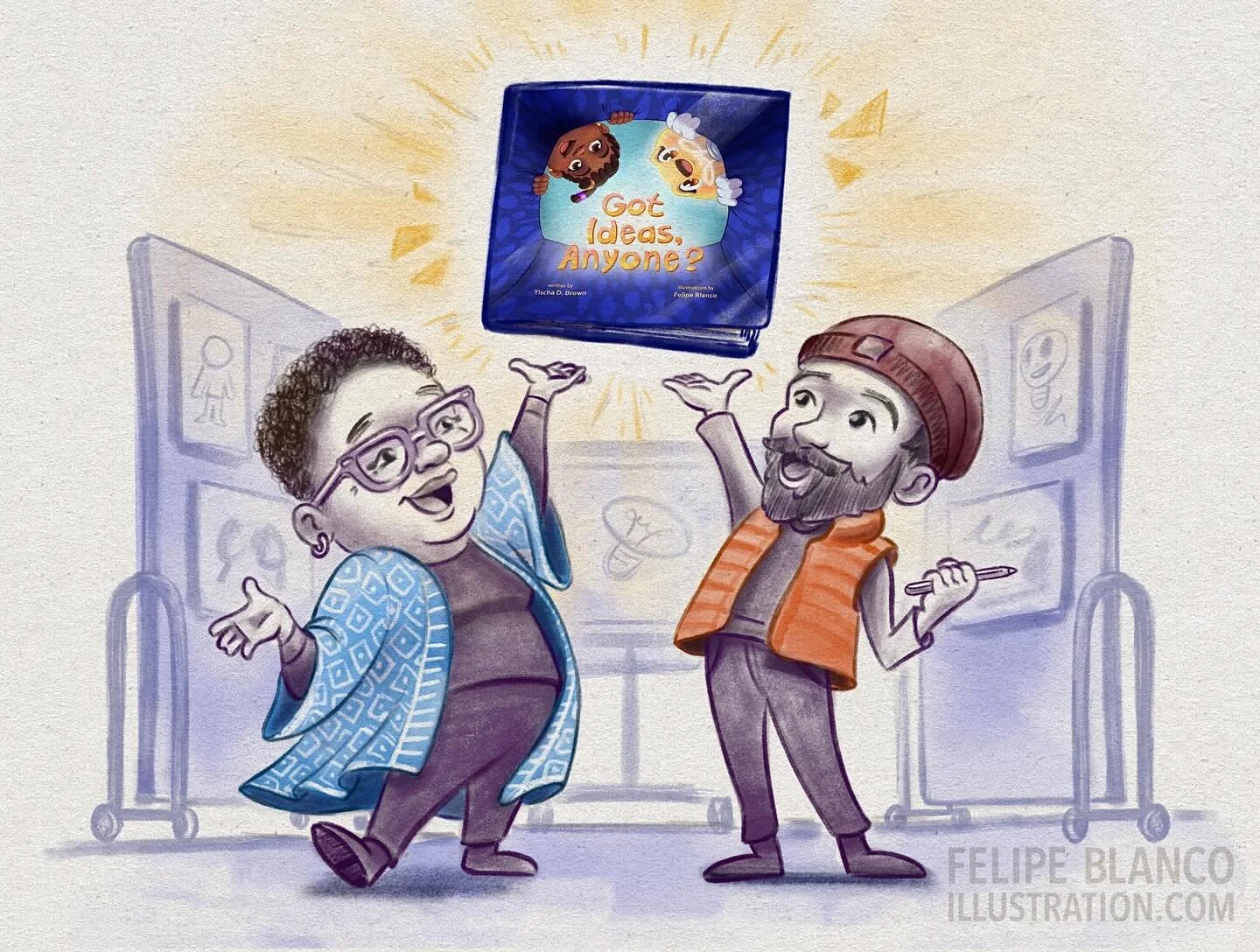 Hi all! This is the last post collaboration between @tischastake and @scbwi official blog! In it, Tischa shares the story of our book debut! It was such an awesome journey and I can&rsquo;t wait to share our next project when time comes! Thanks again