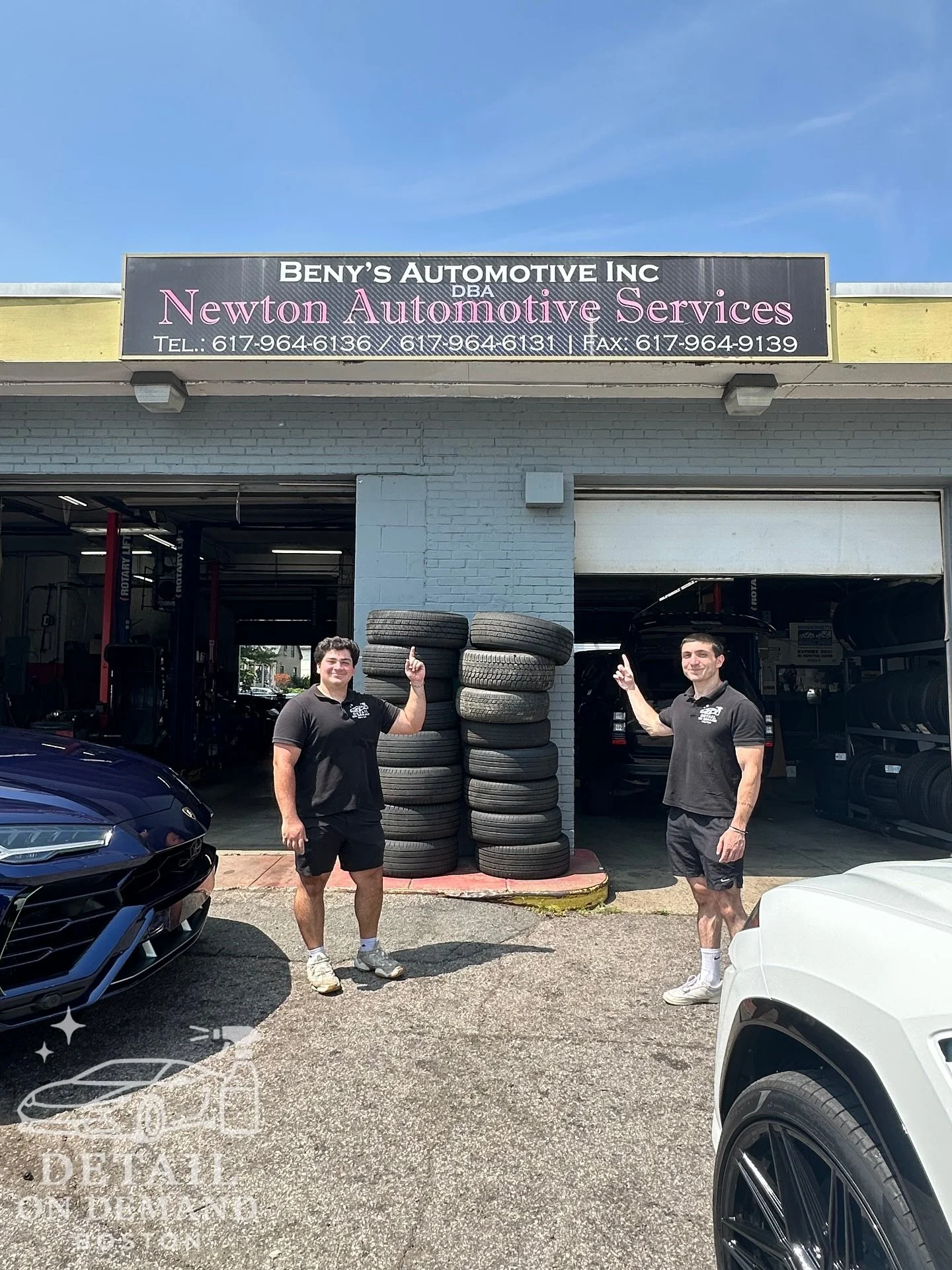 Detail On Demand Boston is pleased to announce its partnership with Newton Automotive Services — bringing top-tier detailing to one of Newton’s most trusted auto shops. Whether you’re in for service or just want that fresh shine, we