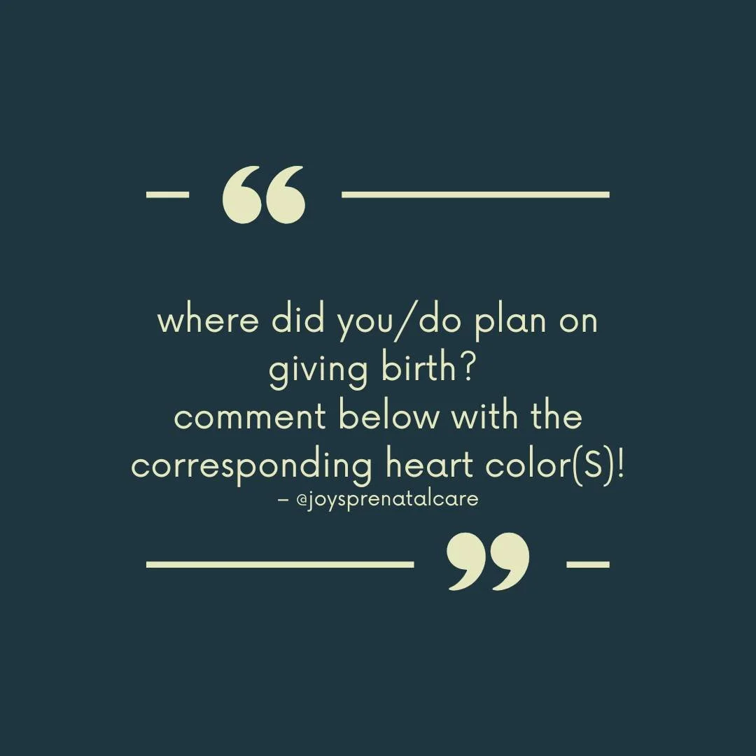❤️ Victoria Hospital 
🧡 St Thomas-Elgin General Hospital 
💛 Toronto Birth Centre 
💚 At Home
💙 Any other options if you have them

#londonontario #ldnon #doulasupport #birthsupport #30daysofdoulalife #birthdoulasupport