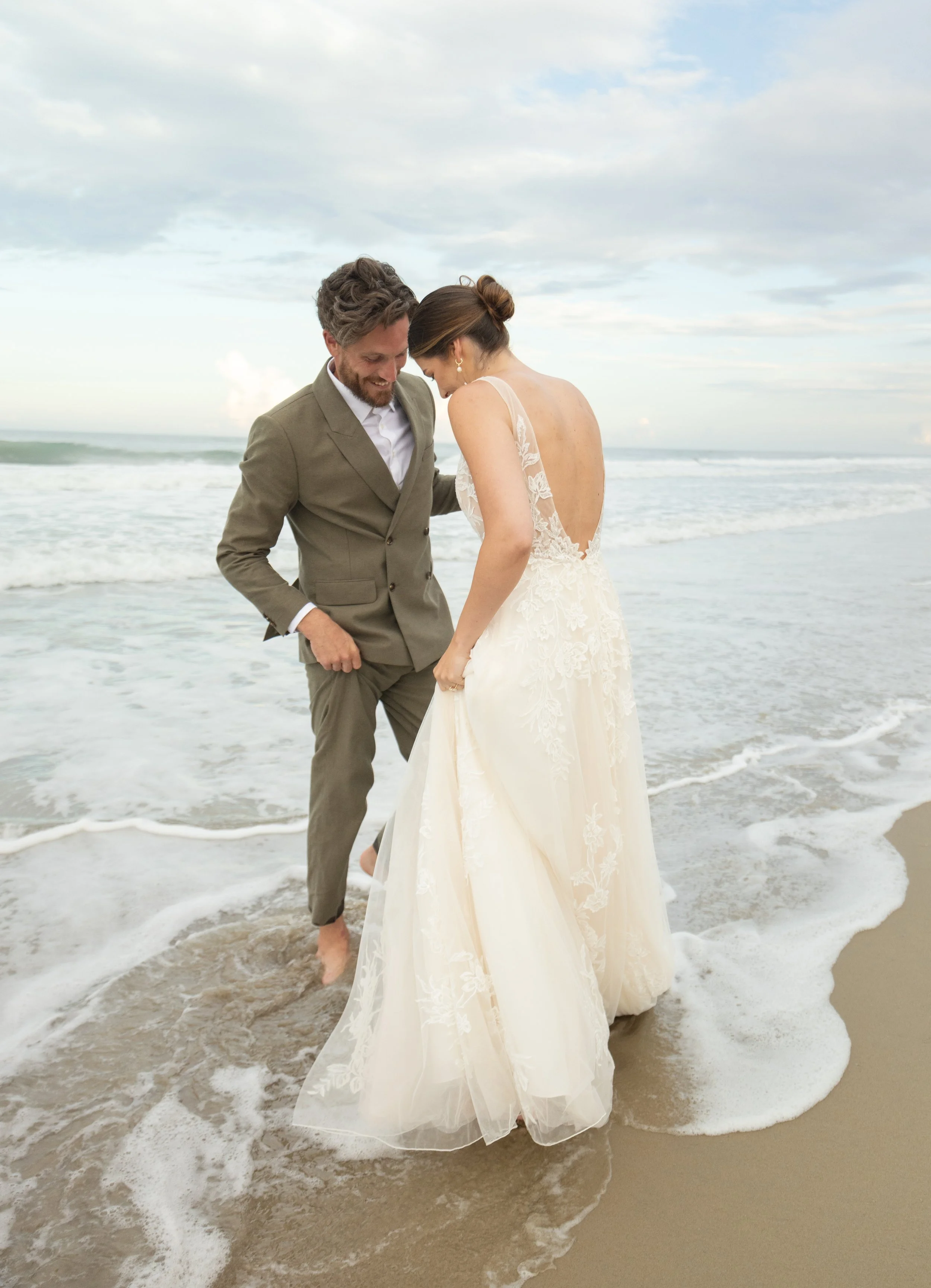Editorial wedding photography by fashion photographer Conor Doherty OBX Outer Banks NC