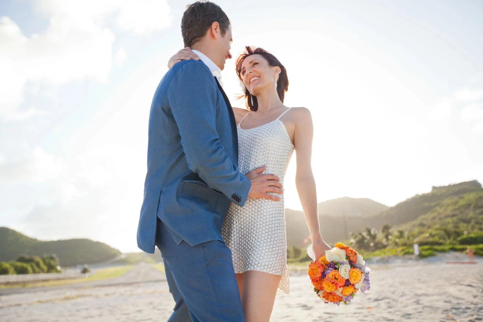 Editorial wedding photography by fashion photographer Conor Doherty St. Barts