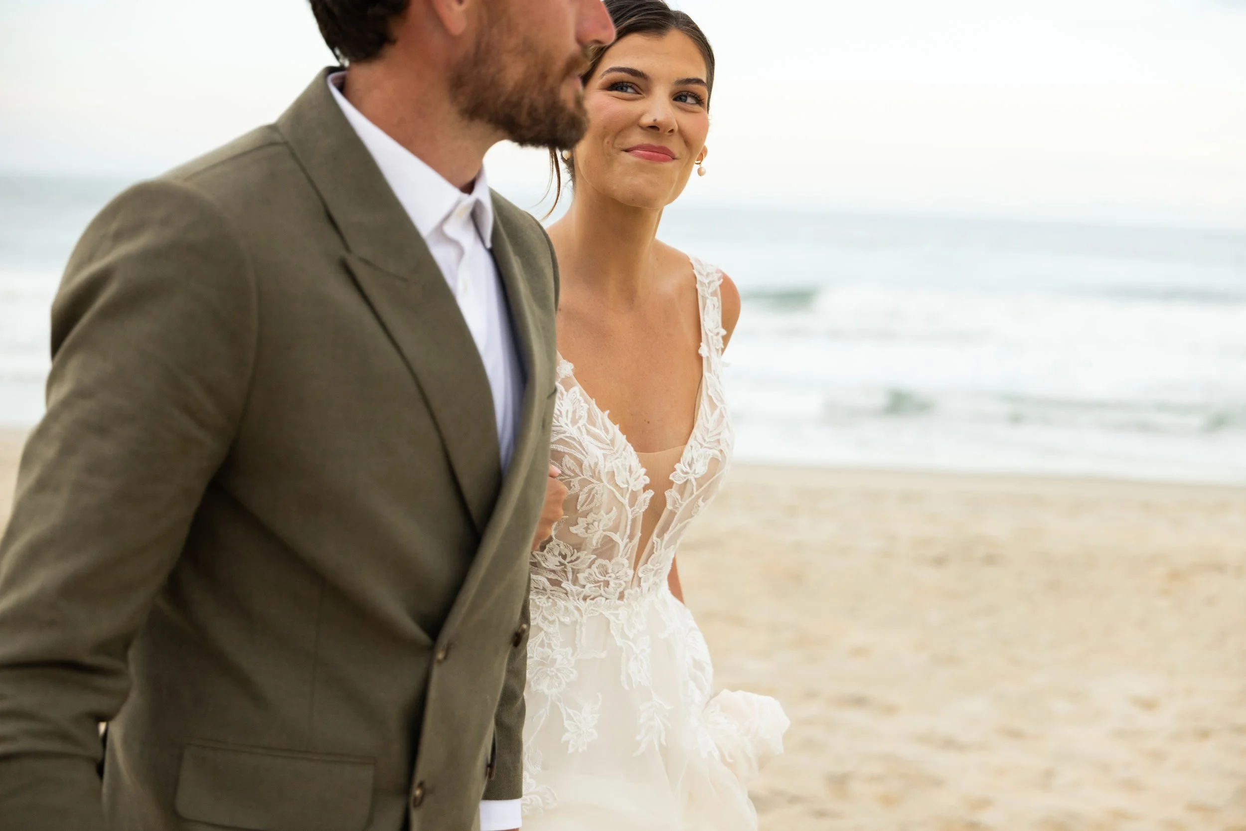 Editorial wedding photography by fashion photographer Conor Doherty OBX Outer Banks NC
