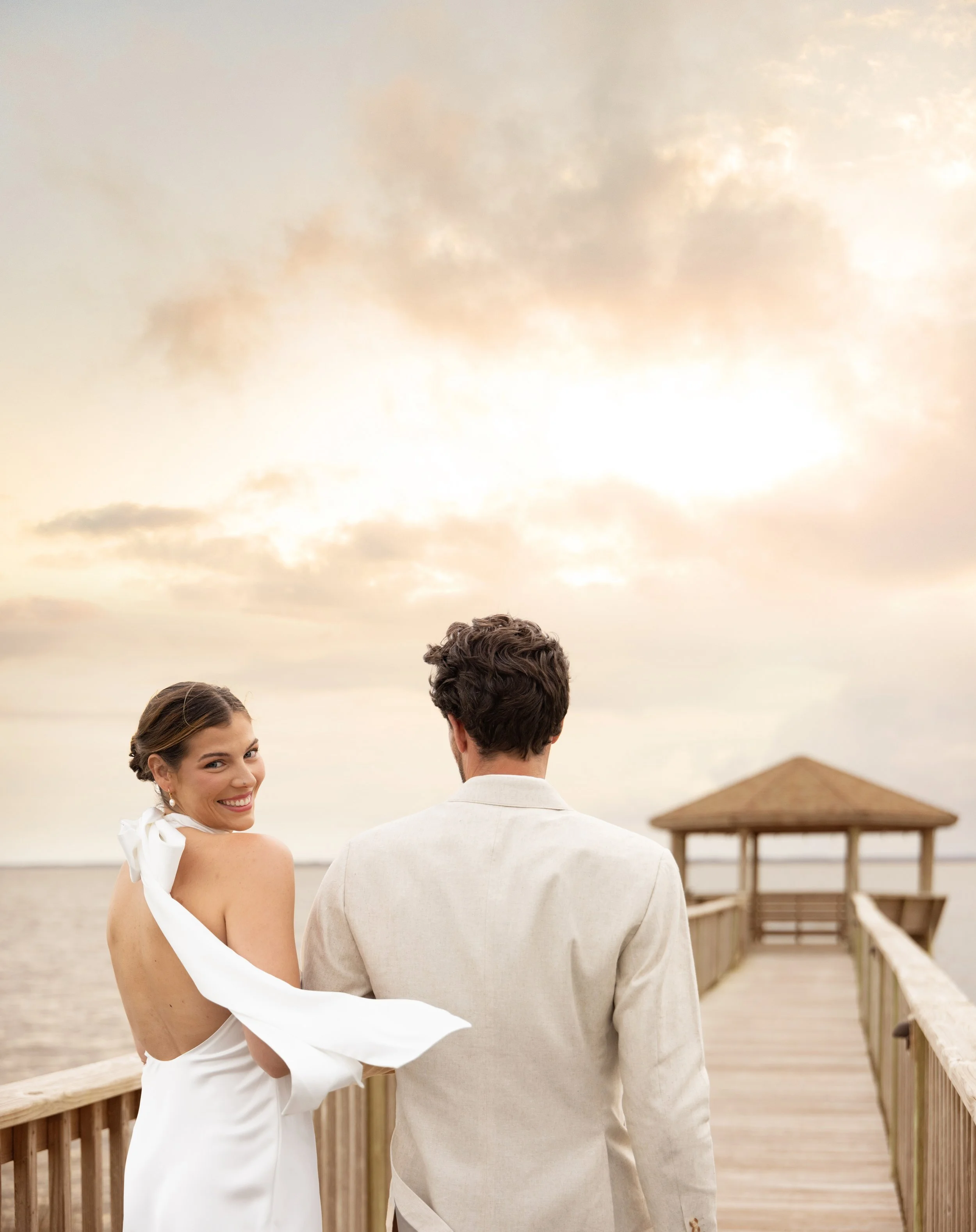 Editorial wedding photography by fashion photographer Conor Doherty OBX Outer Banks NC