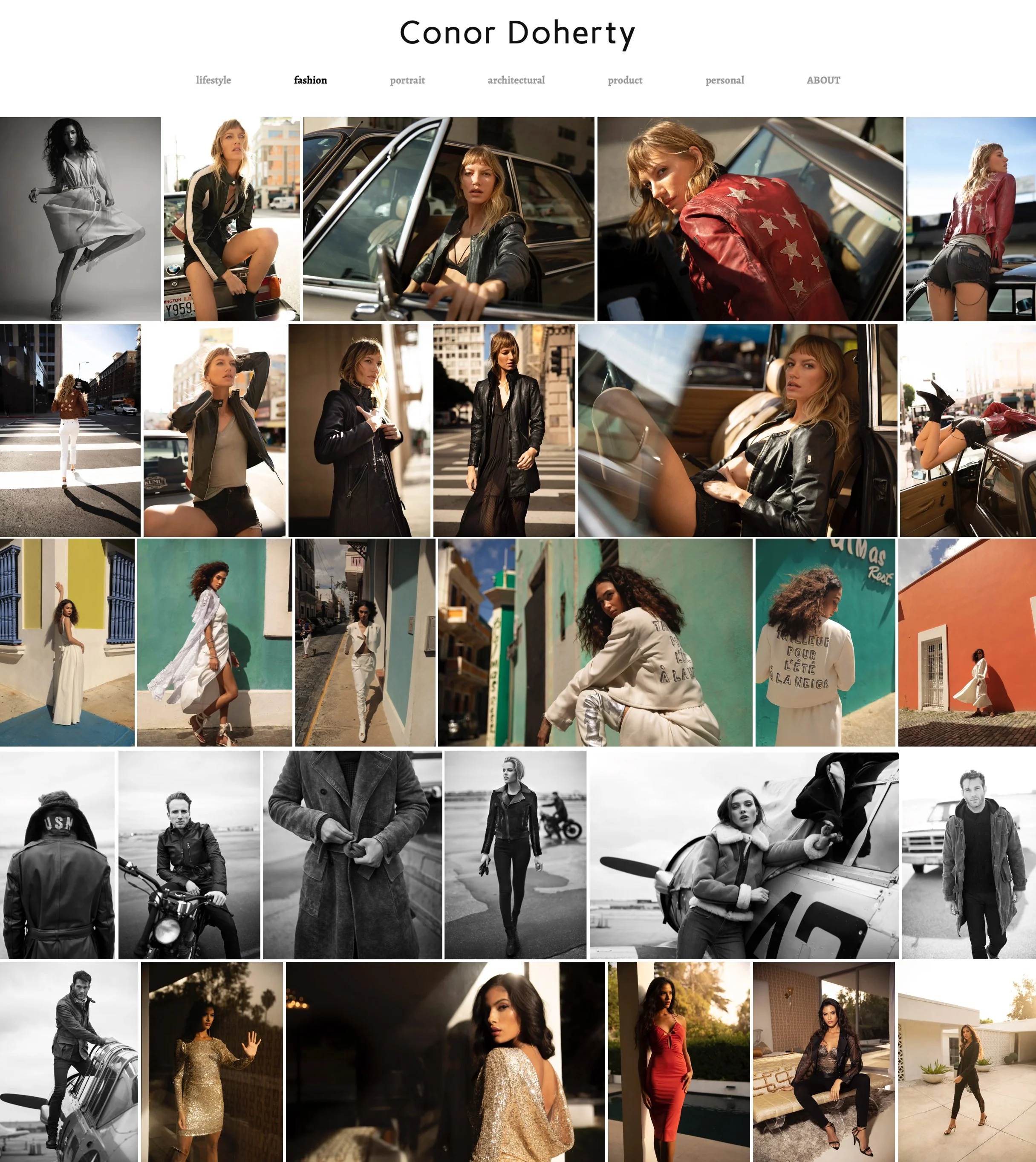 Conor Doherty fashion photographer