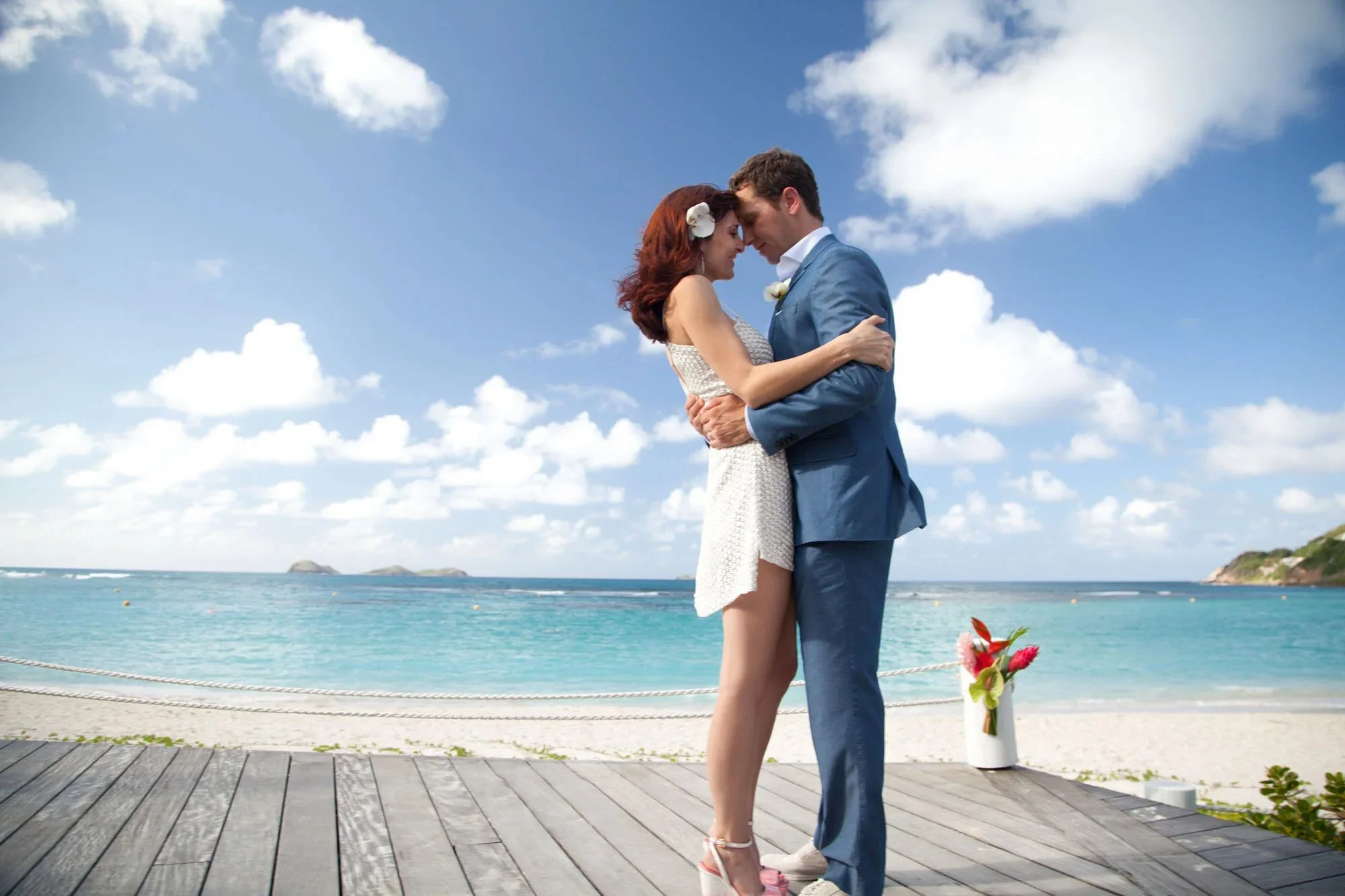 Editorial wedding photography by fashion photographer Conor Doherty St. Barts
