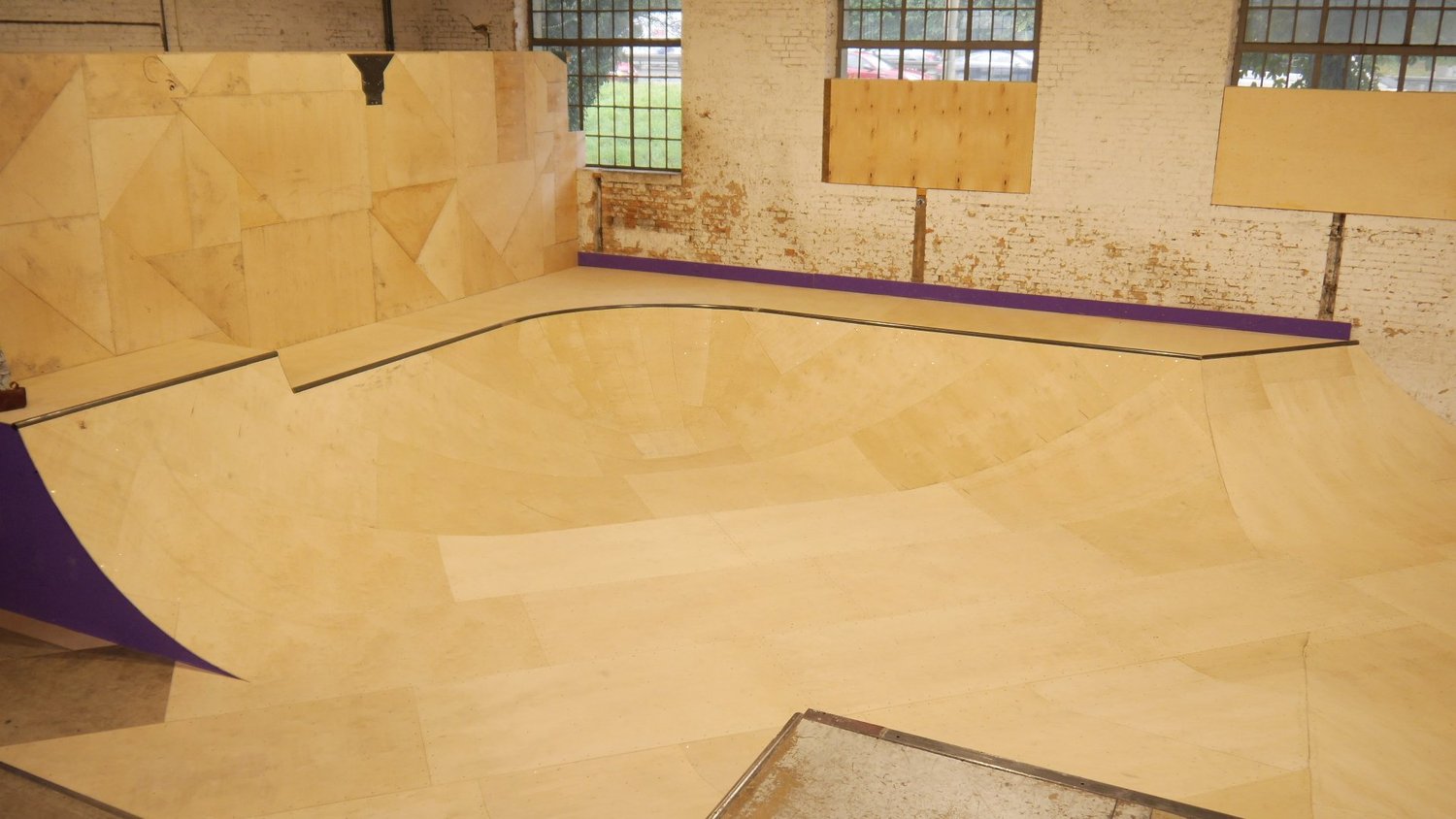 Die Holz-Bowl der Reithalle Ulm