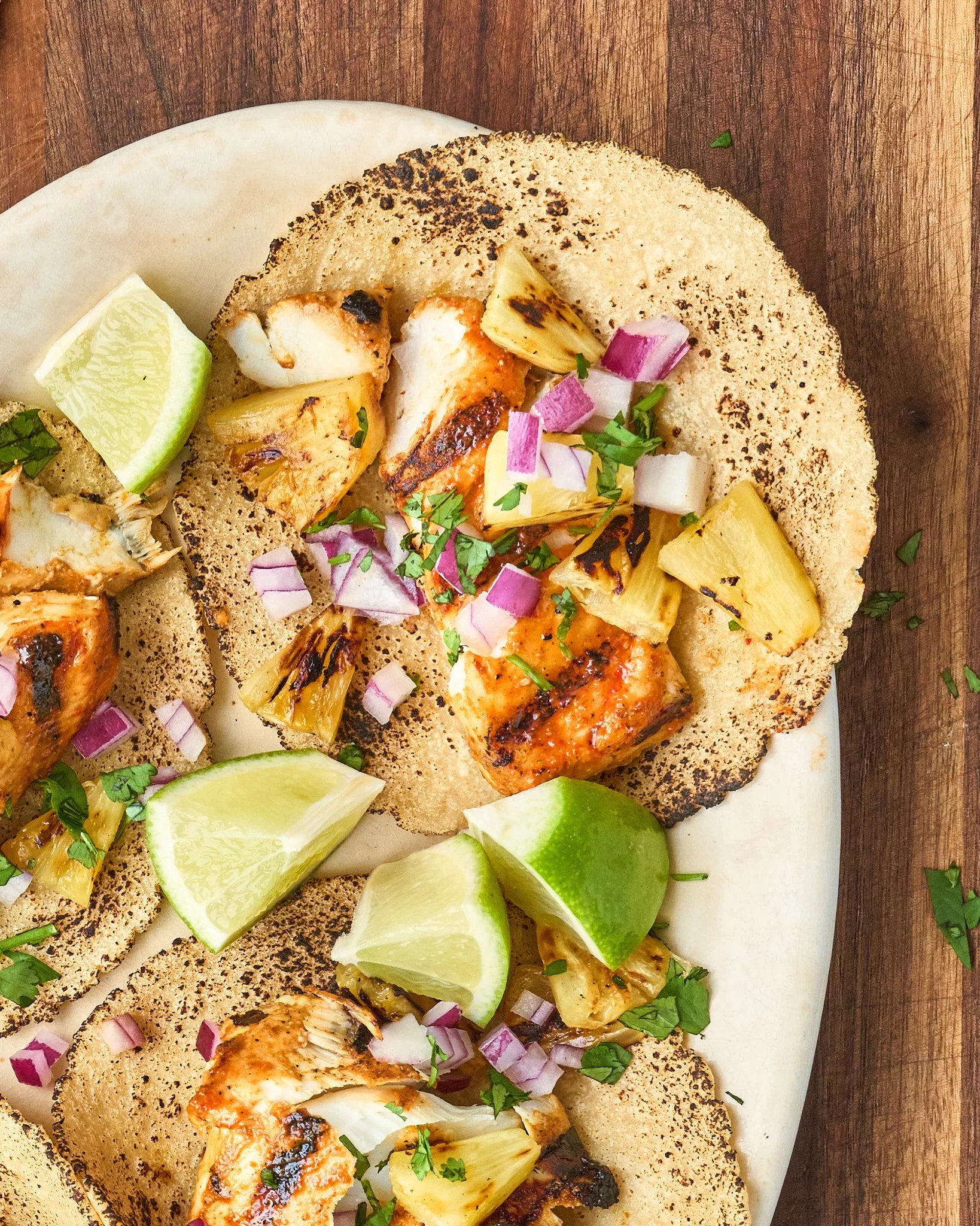 Al Pastor Wild Alaska Halibut Tacos