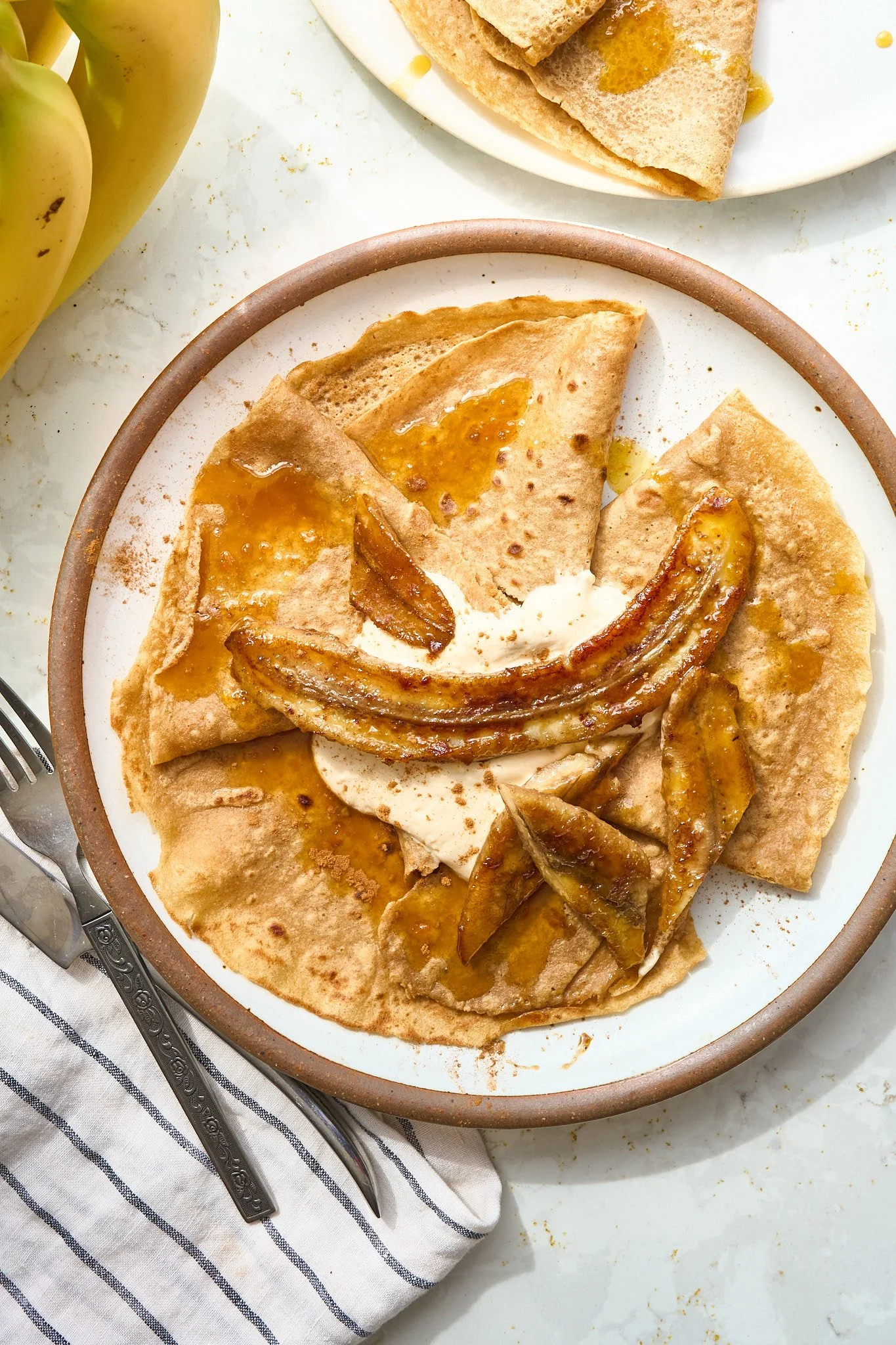 Caramelized Banana Crepes