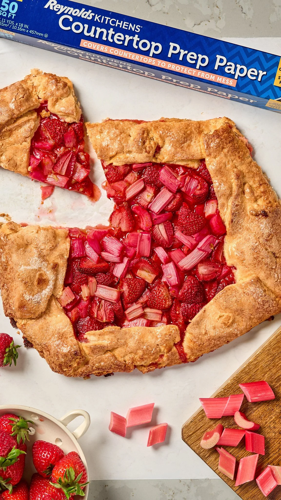 Strawberry Rhubarb Galette