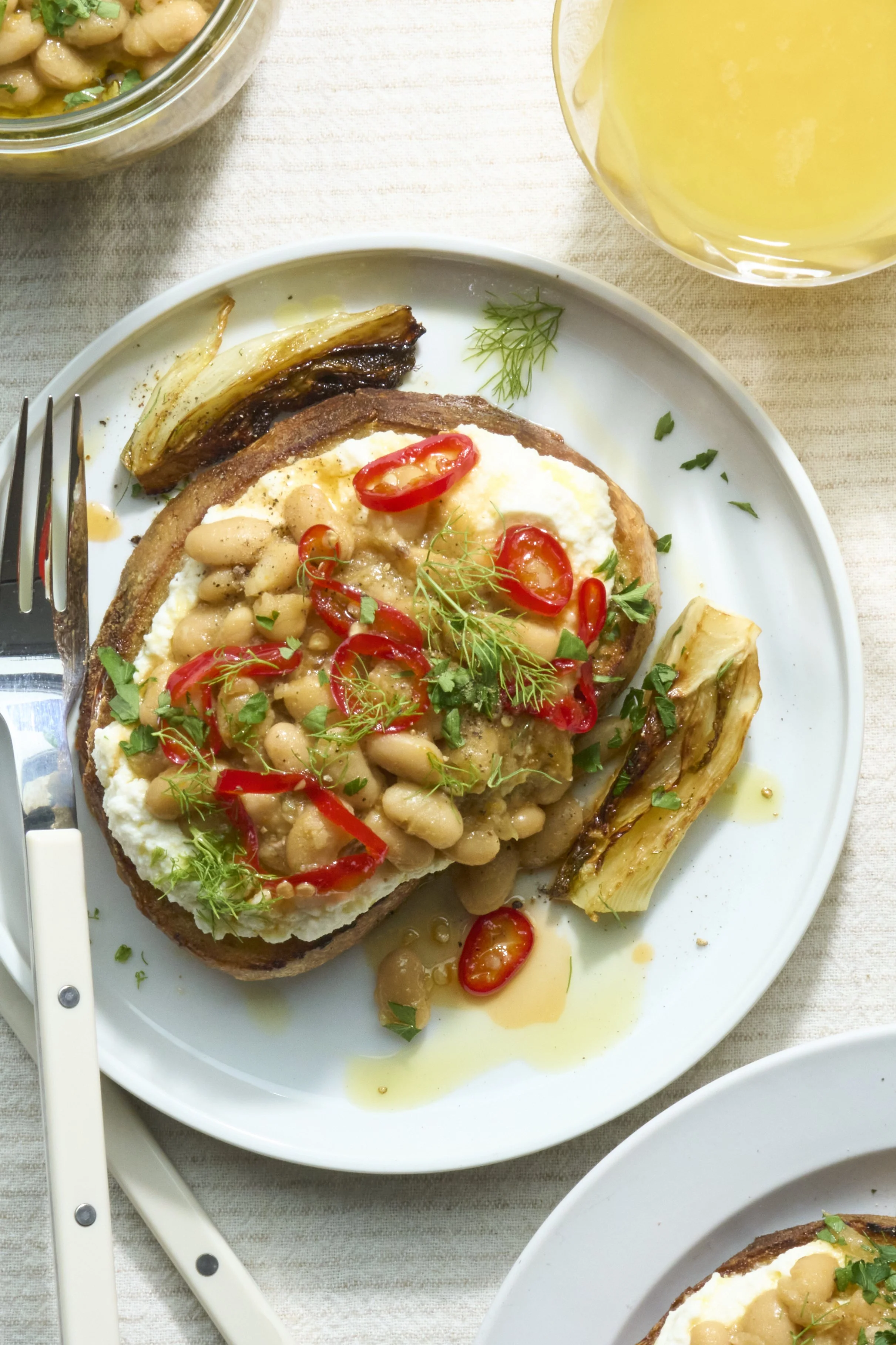 Bean Salad with Florida Orange Juice Fennel and Chili