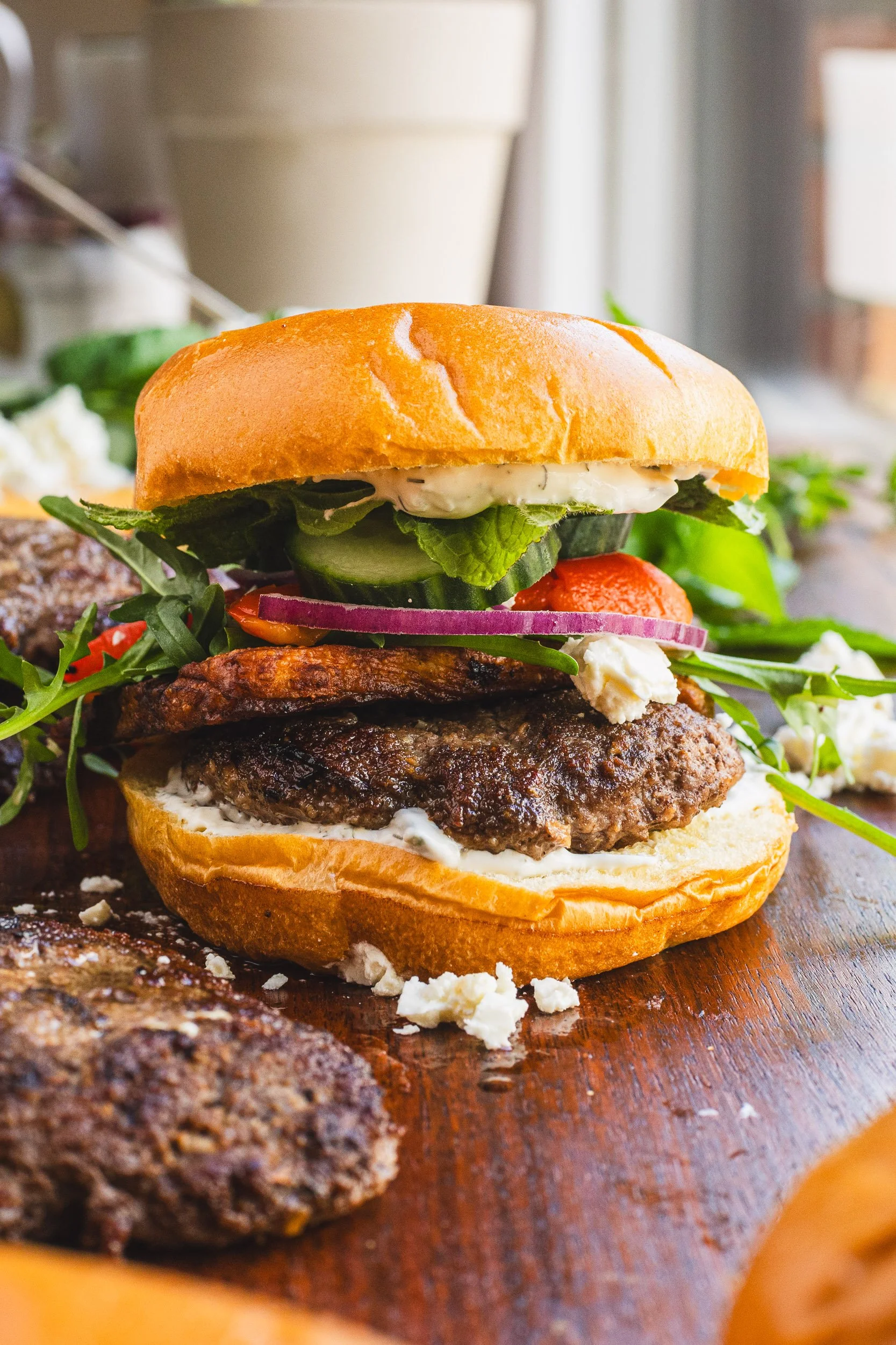 American Lamb Burger Board