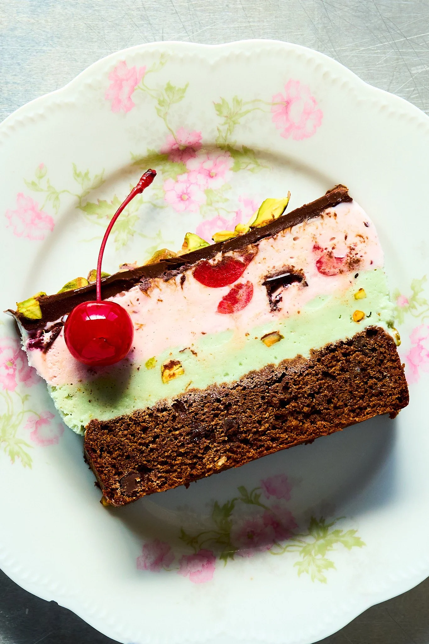Spumoni Ice Cream Cake