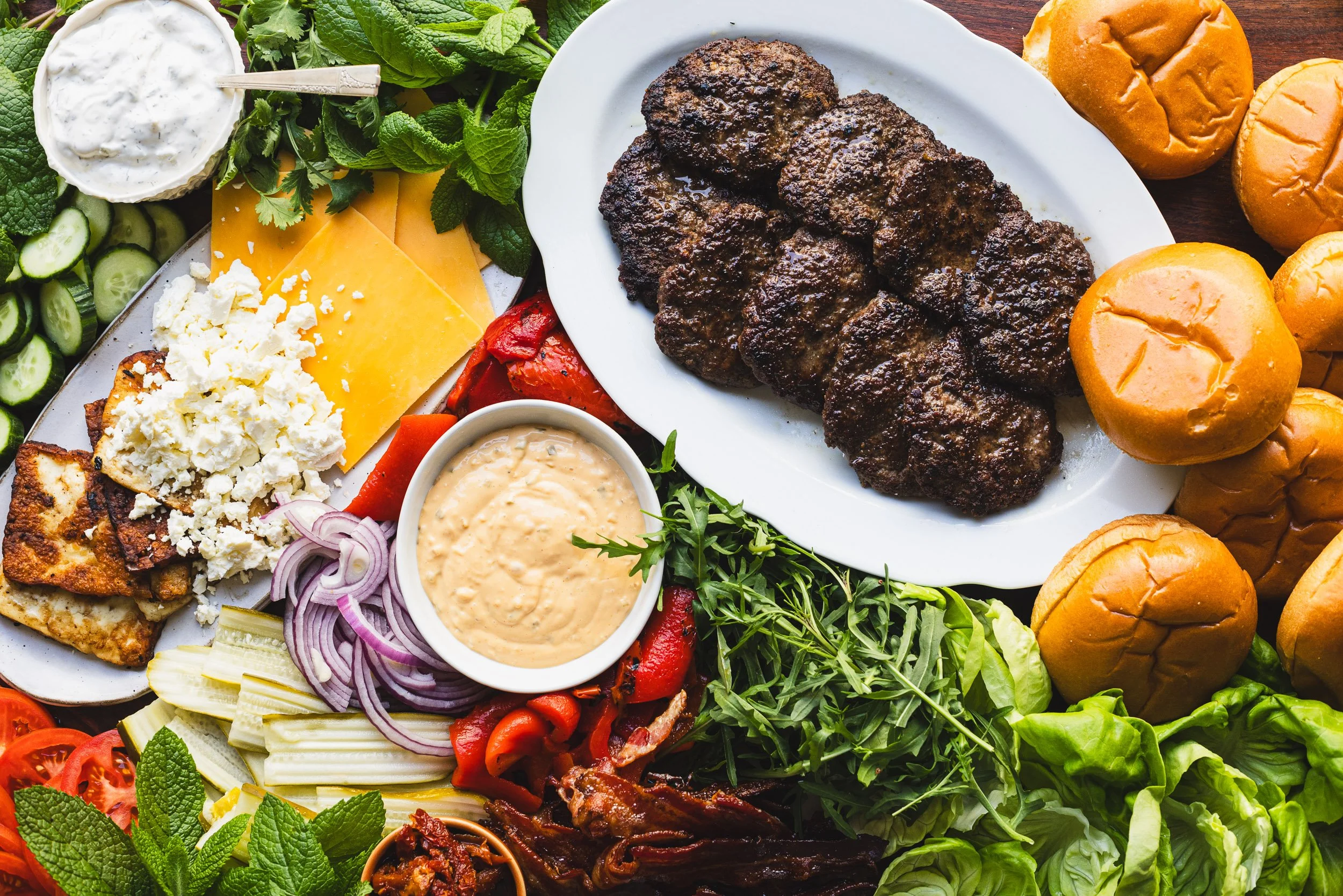 American Lamb Burger Board