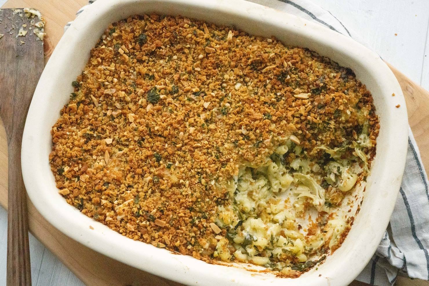 Spinach and Artichoke Mac and Cheese