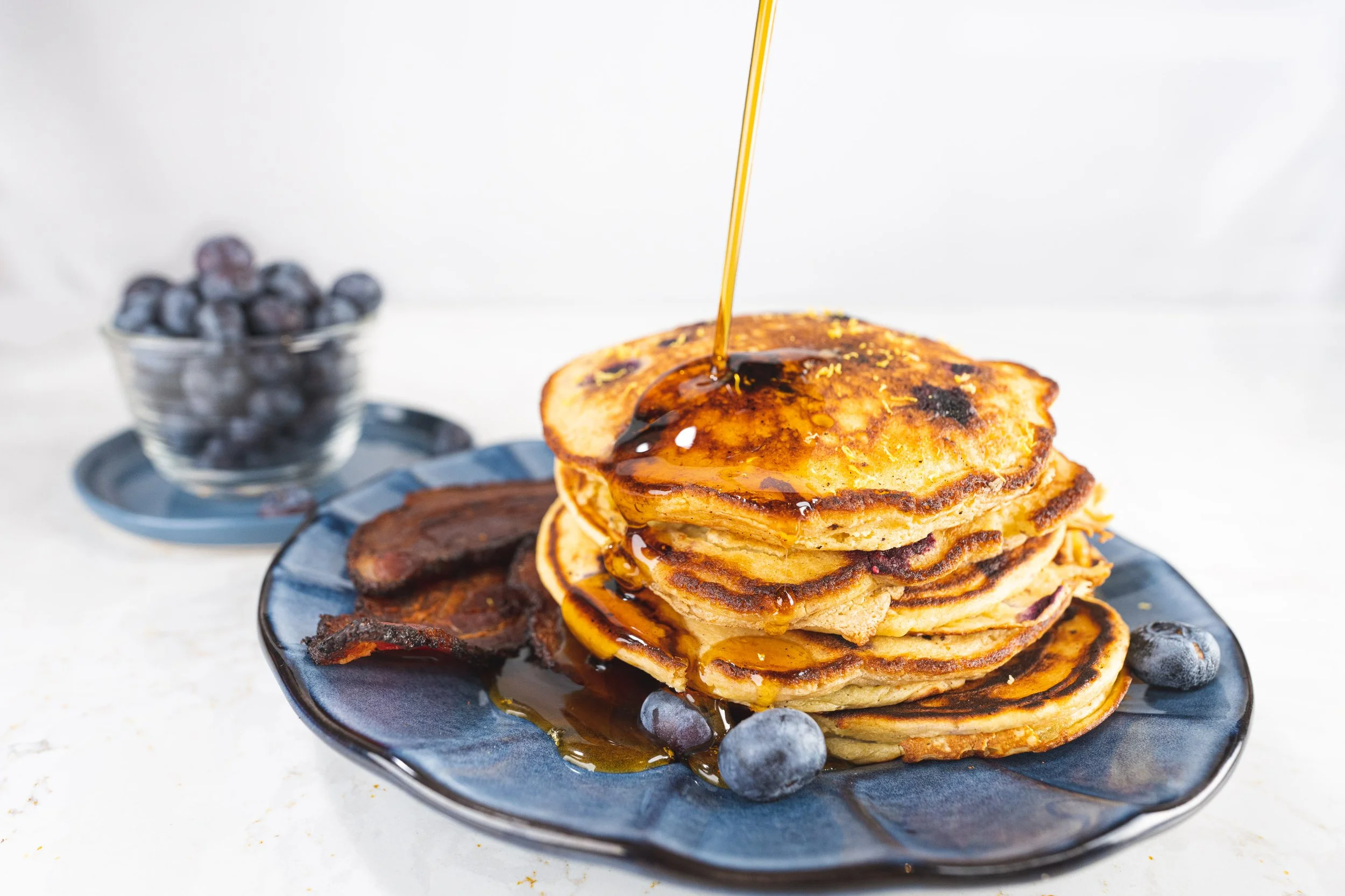 Meyer Lemon Ricotta Pancakes
