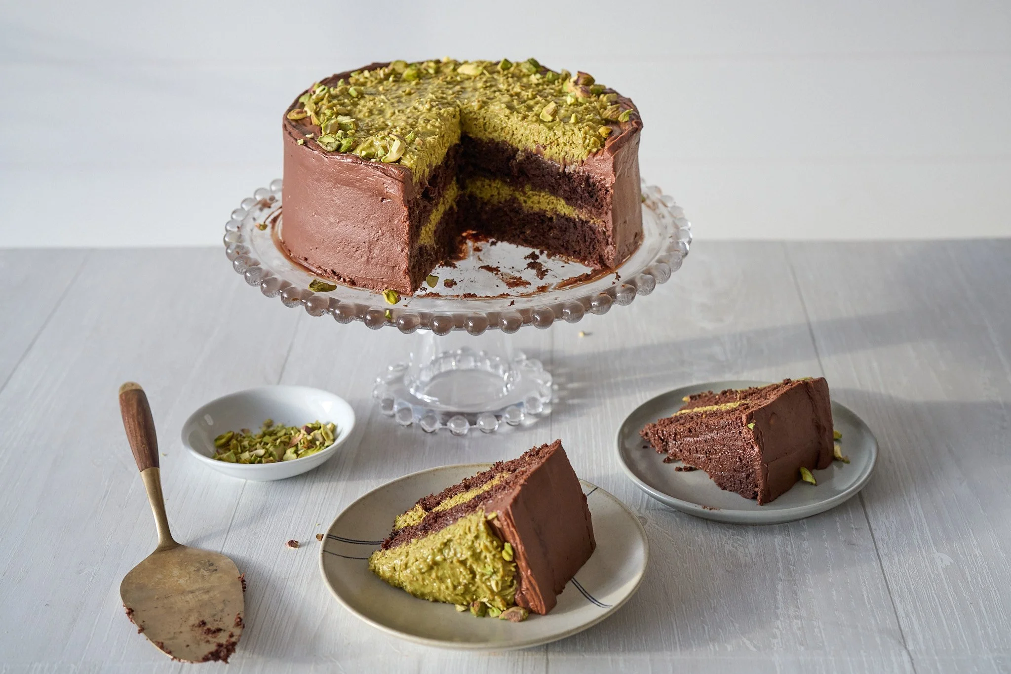 Dubai Chocolate Cake