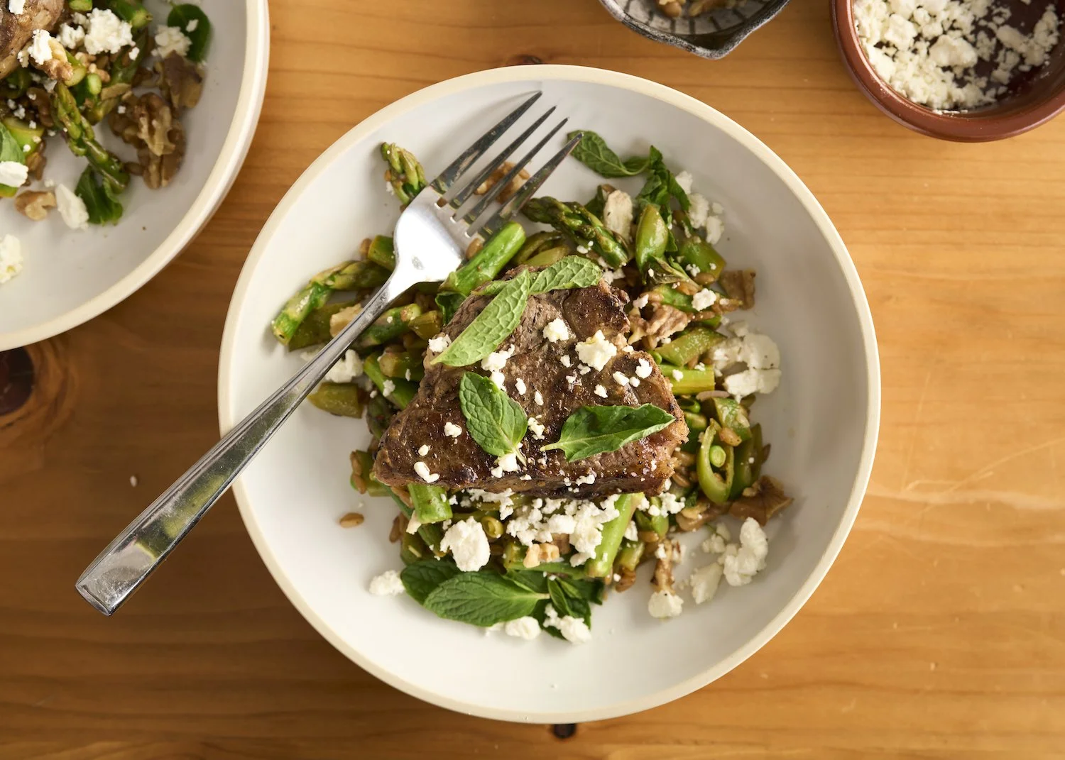 Free Homemade Live! Recipe – Lamb Chops with Spring Farro Salad ...