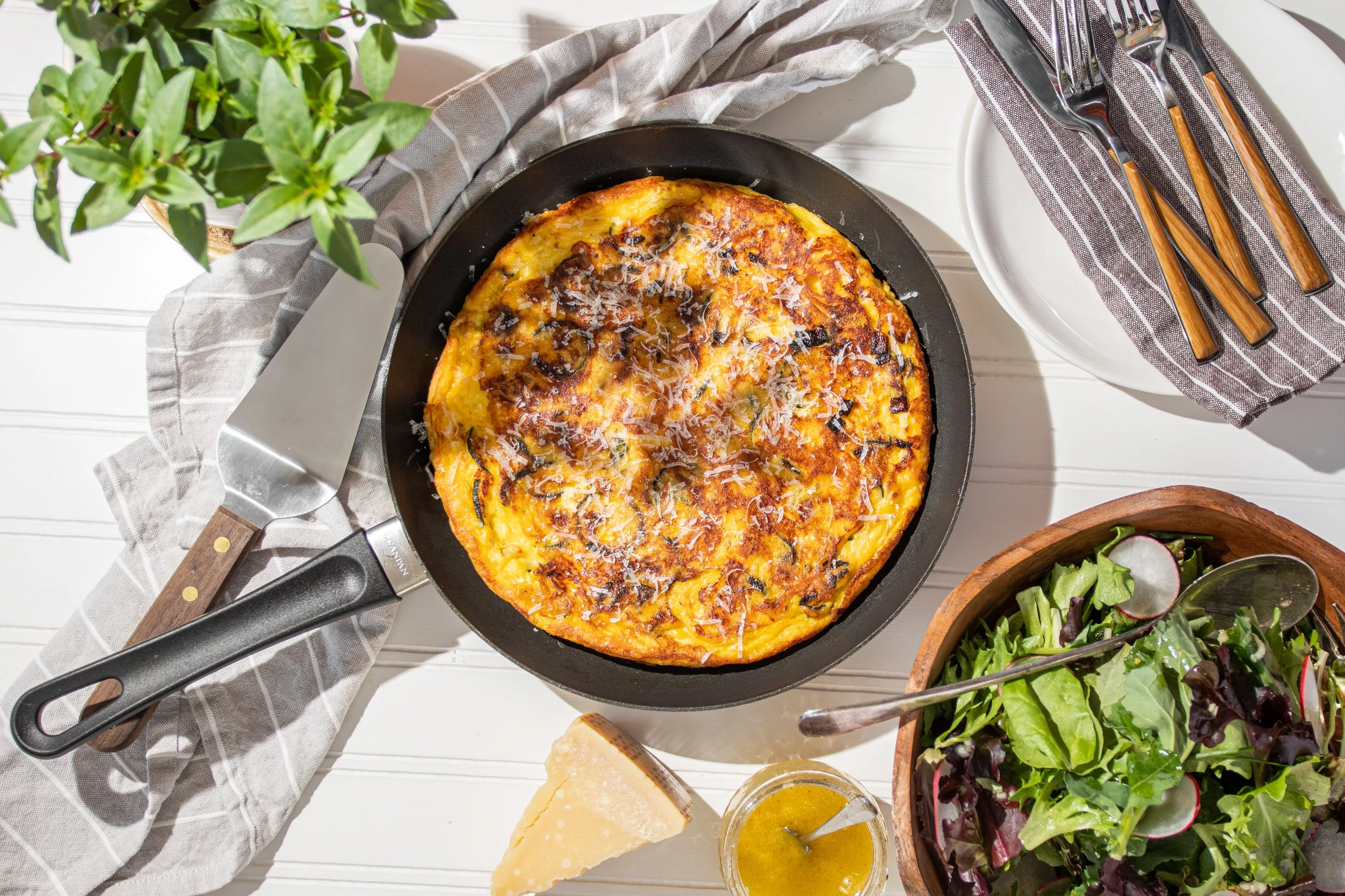 Parmesan Zucchini Frittata