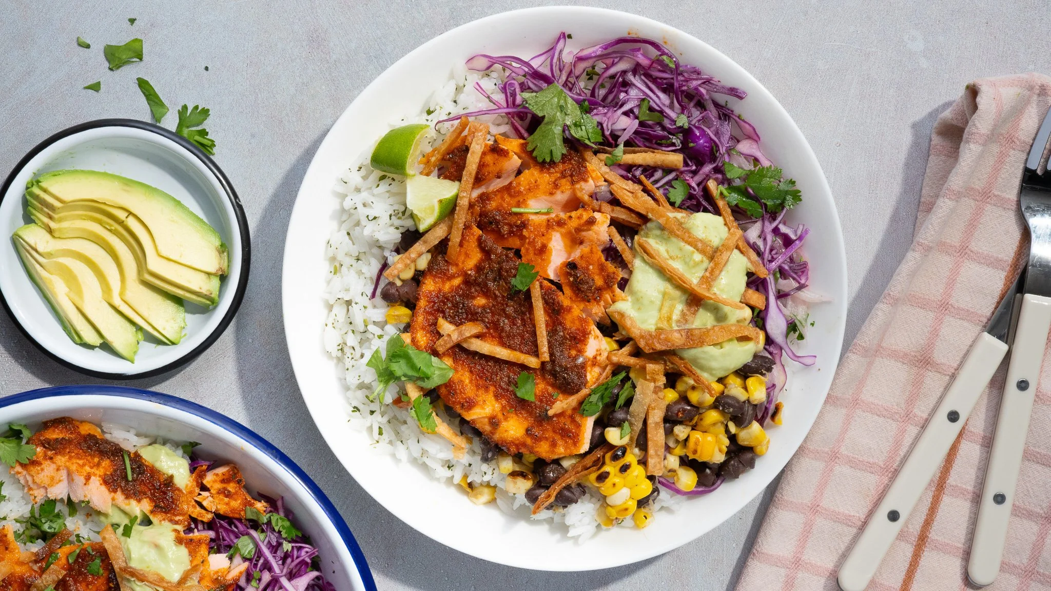 Smoky Trout Taco Bowls